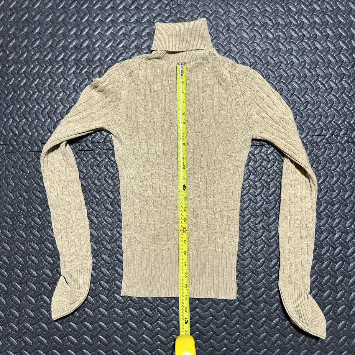 Gap Vintage Gap Stretch Turtleneck Sweater Cable Knit Y2K XS Size XS / US 0-2 / IT 36-38 - 9 Thumbnail