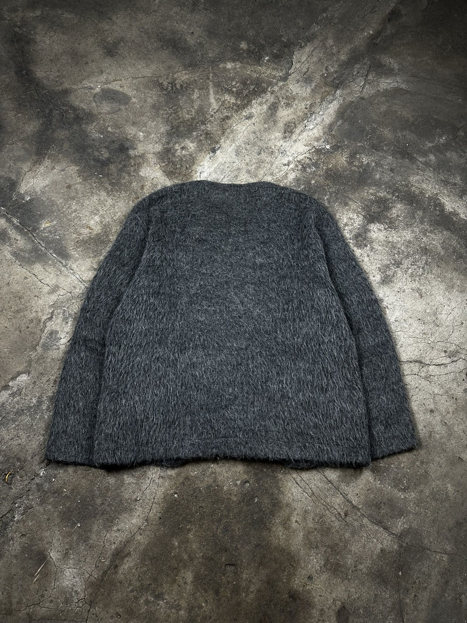 Our Legacy Our Legacy Mohair Fuzzy Wool Knit Cardigan Size US L / EU 52-54 / 3 - 3 Thumbnail