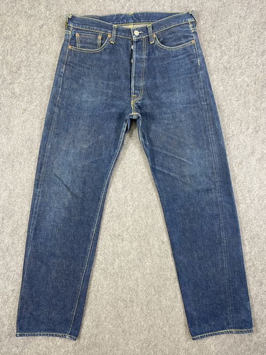 Evisu Redline Blue Vintage Evis Denim Jeans 32x30 - JN3366 | Grailed