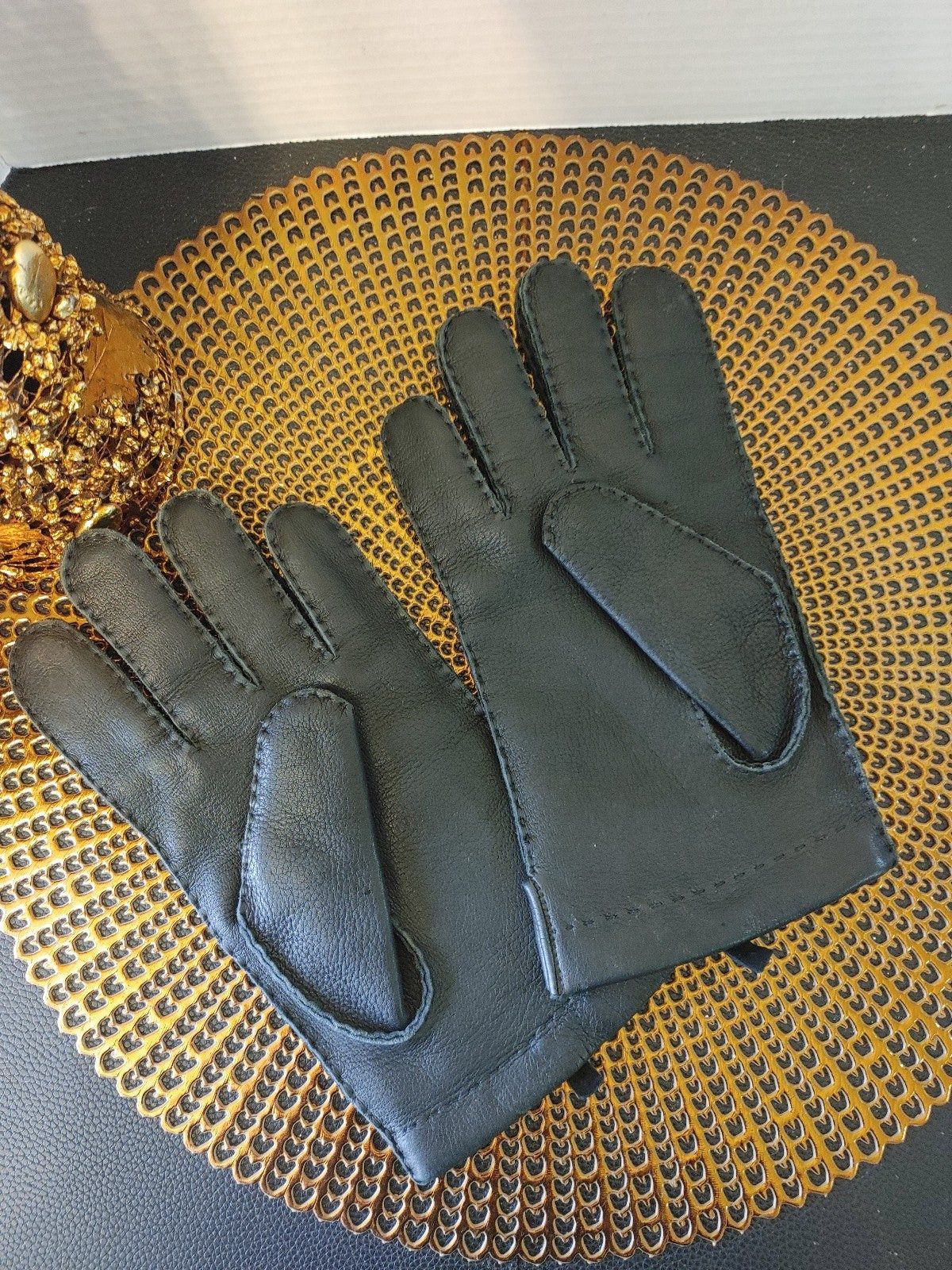 Other Gates Men's XL Deerskin Gloves Size ONE SIZE - 2 Thumbnail