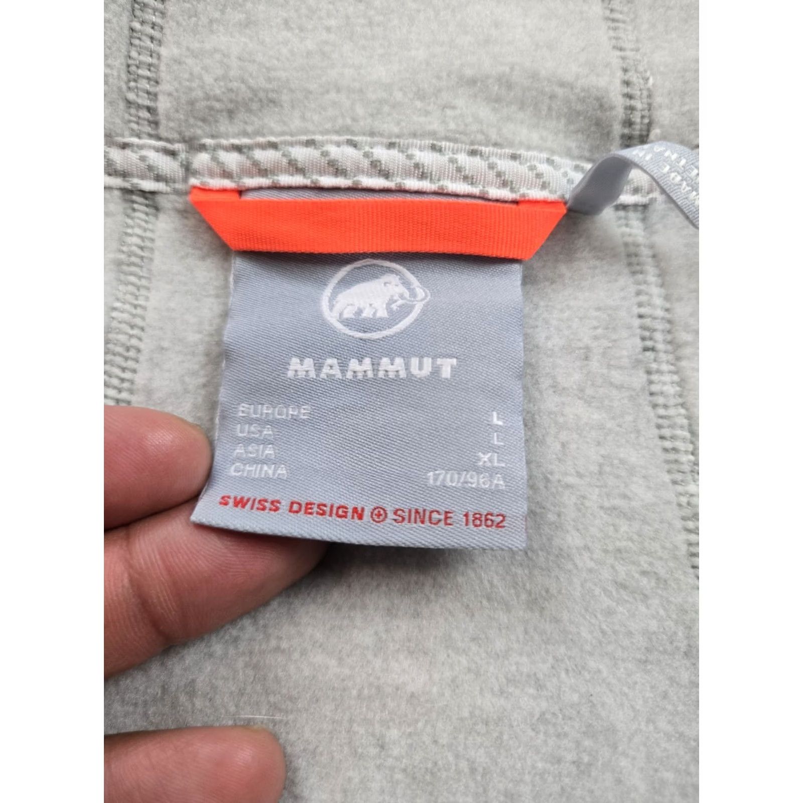 Mammut Mammut Arctic ML Hooded Jacket Womens L Gray Fleece Long Sleeve Polartec NWT Size L / US 10 / IT 46 - 7 Thumbnail