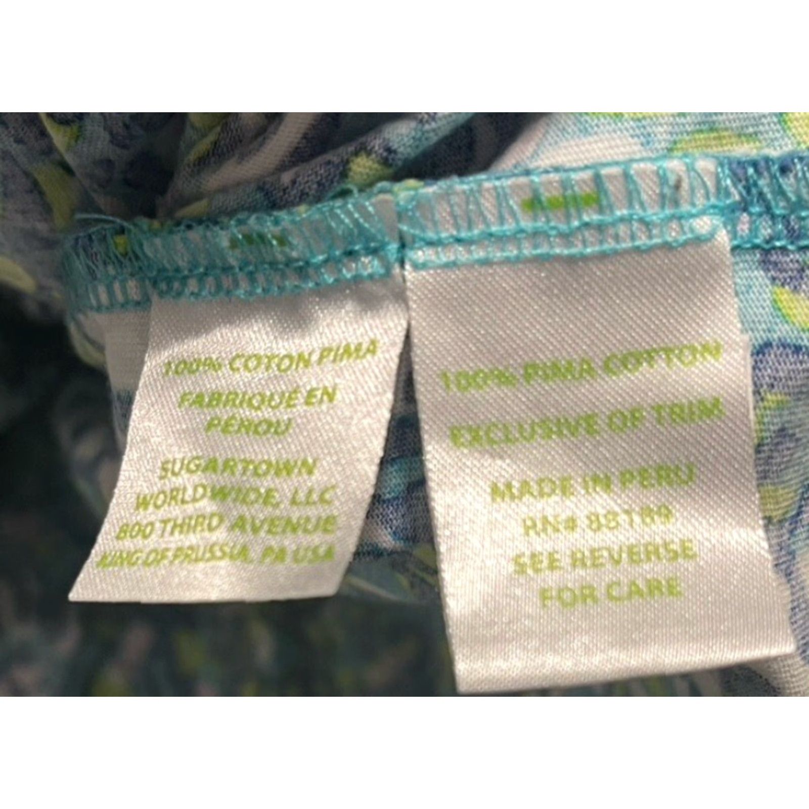Lilly Pulitzer VINTAGE Lilly Pulitzer Windsor Sea Blue Its A Stretch Strapless Dress #82490 Sz Medium Size M / US 6-8 / IT 42-44 - 5 Thumbnail