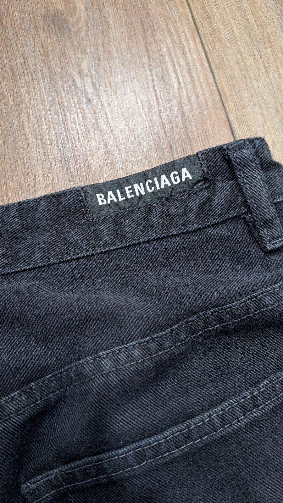 Balenciaga Black balenciaga washed bootcut flares Size US 30 / EU 46 - 4 Thumbnail
