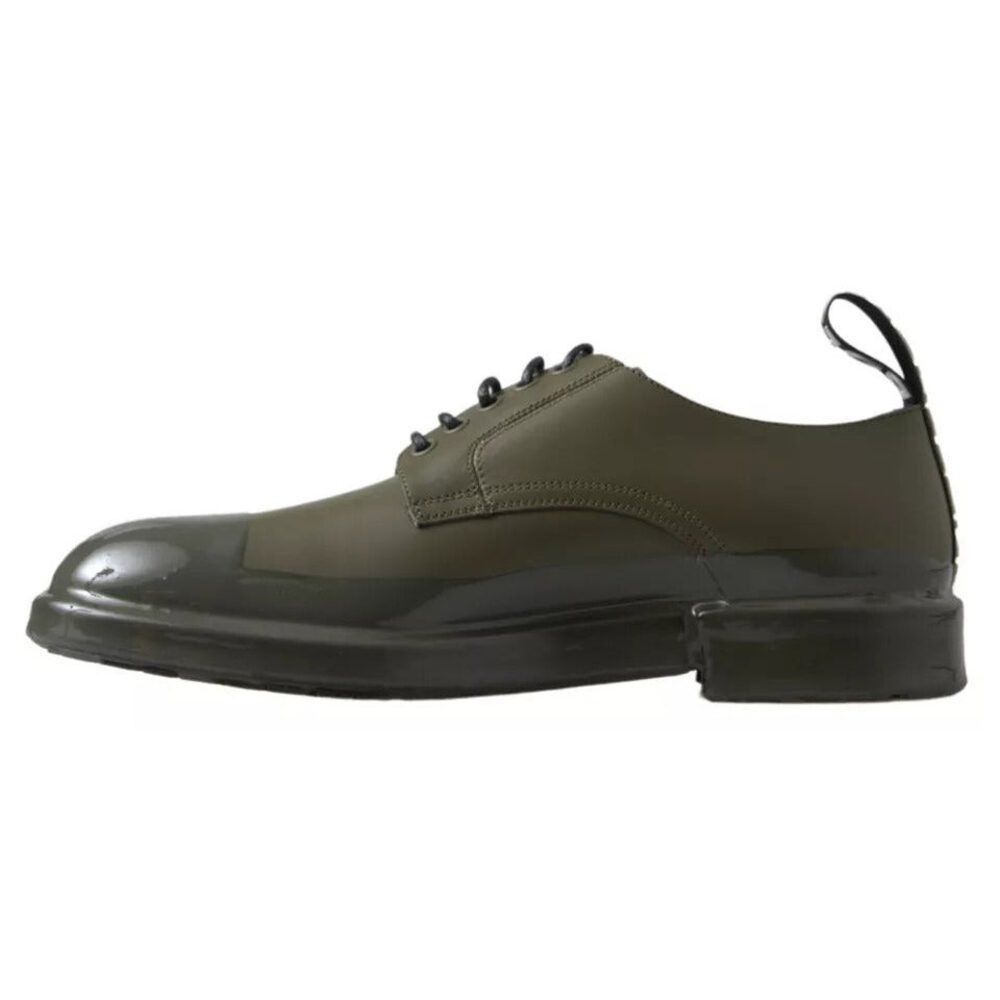 Dolce & Gabbana Dolce & Gabbana Green Leather Rubber Sole Dress Shoes Size US 8 / EU 41 - 4 Thumbnail