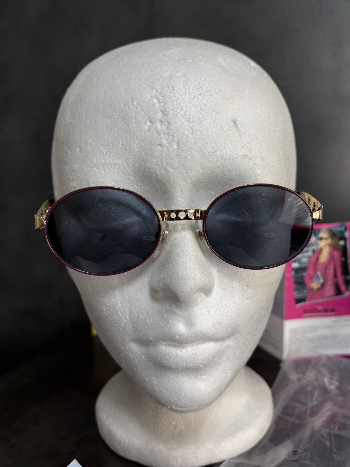 Designer NOS 1990s Sunglasses Metal JPG Diesel Sover Italy Deadstock Size ONE SIZE - 7 Thumbnail