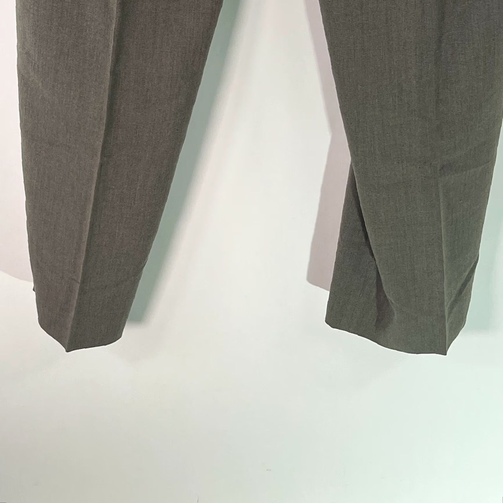 Alfani Alfani Mens Flat Front Straight Leg Stretch Casual Brown Dress Pants 33X30 Size US 33 - 6 Thumbnail