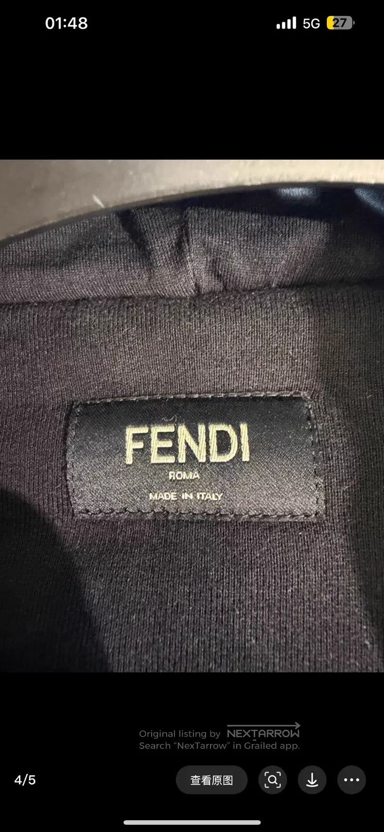 Fendi Fendi Letter Logo Tape Hoodie Jacket Size US M / EU 48-50 / 2 - 3 Thumbnail