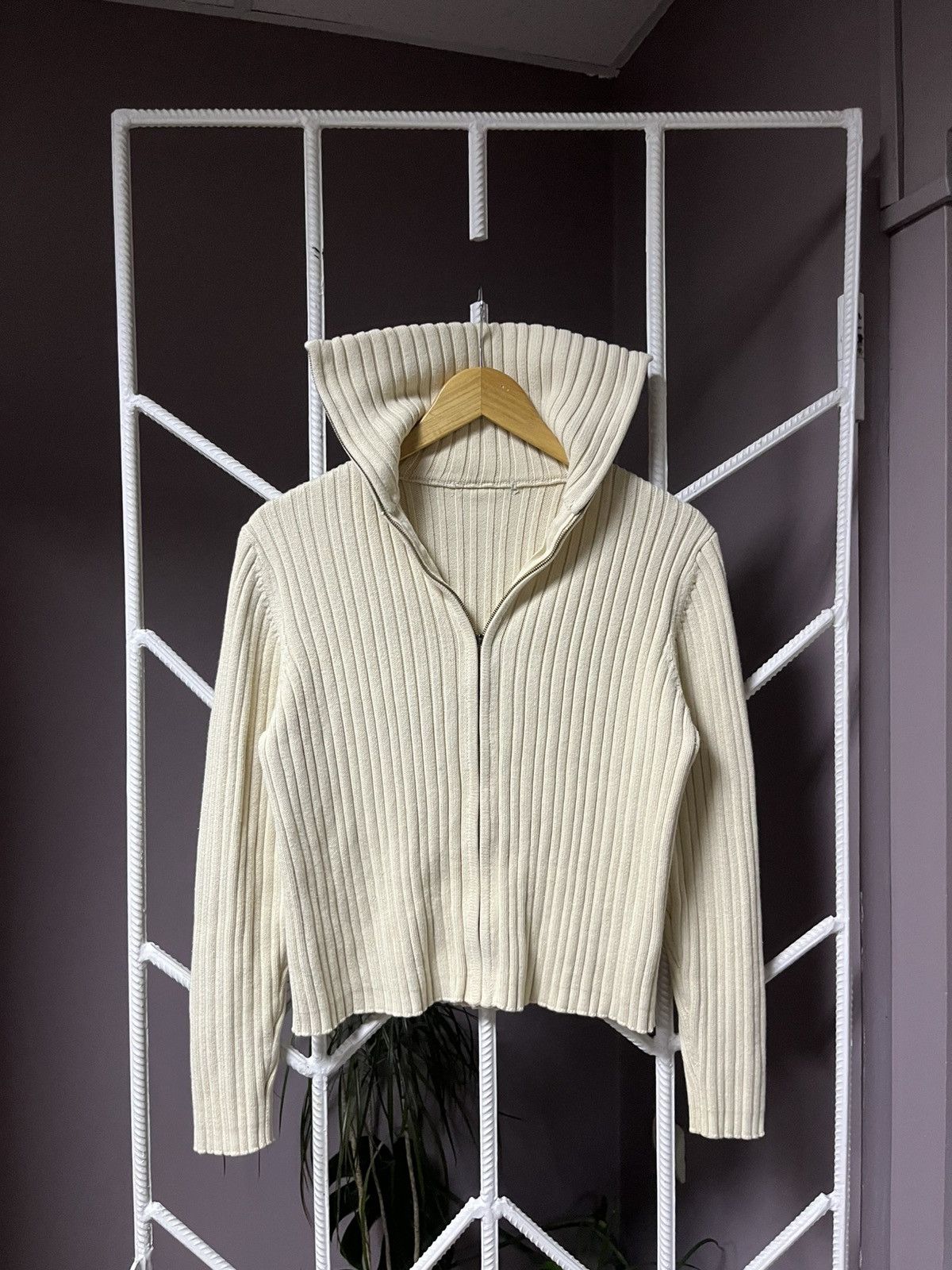 Japanese Brand Vintage Cropped Knitted Sweater Y2K Hysteric Glamour Style Size M / US 6-8 / IT 42-44 - 1 Thumbnail