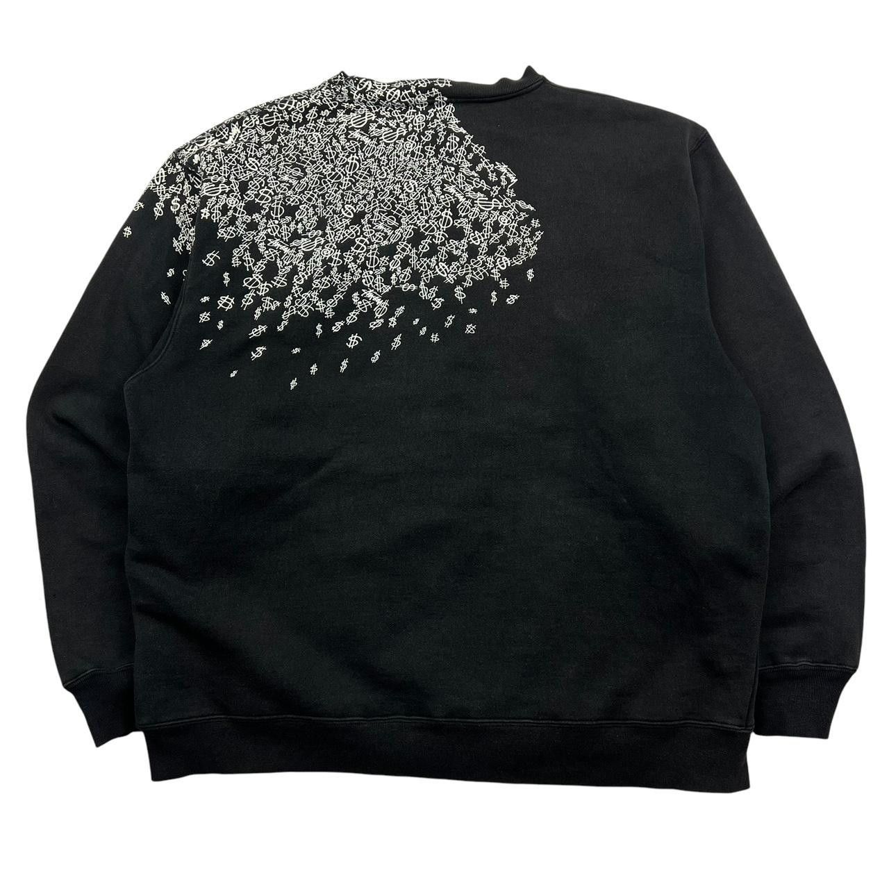 Stussy Vintage 2000s Stussy Dollar Sign Sweatshirt Black - Large Size US L / EU 52-54 / 3 - 2 Thumbnail