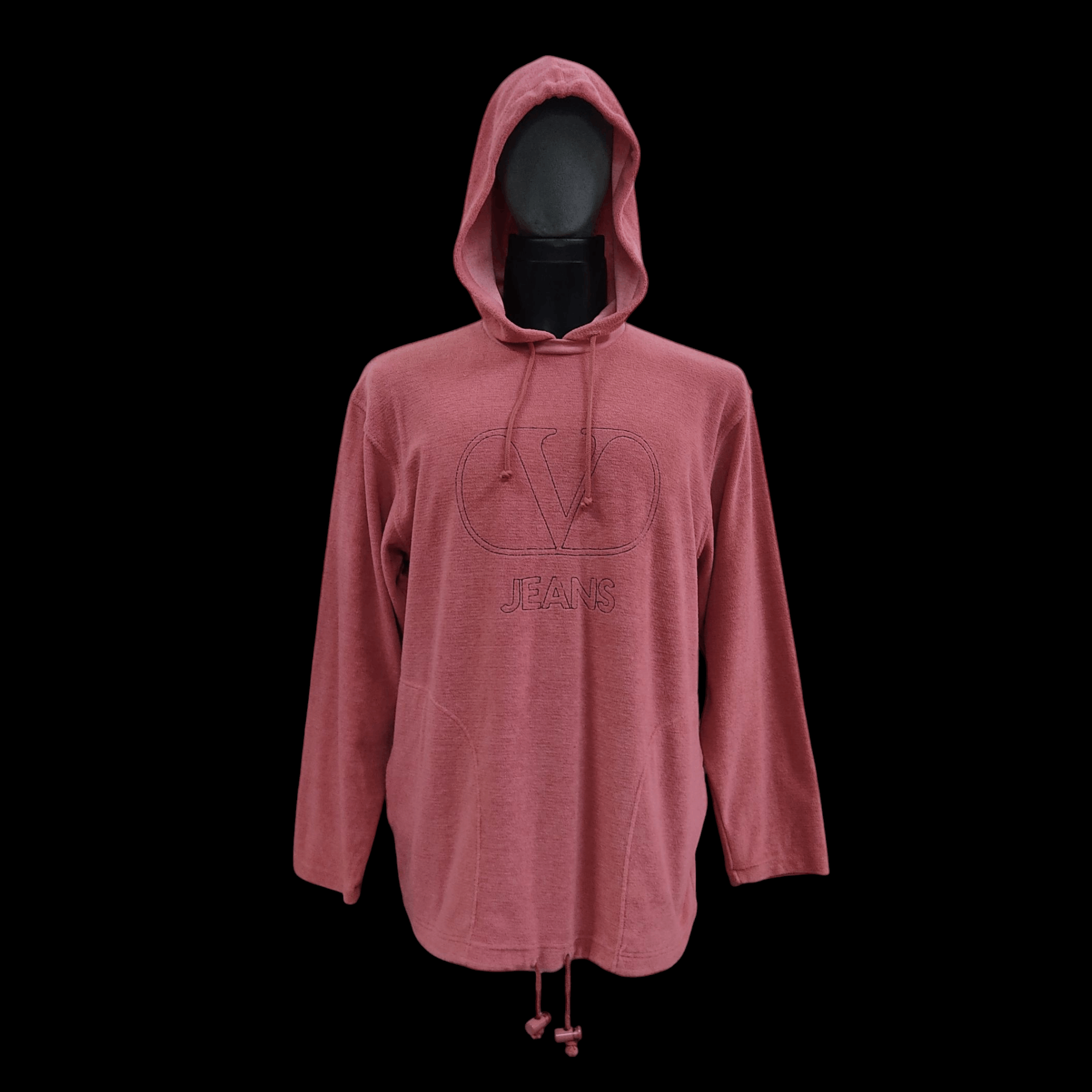 Valentino Valentino Garavani Jeans Soft Pile Hoodie Sweatshirt Size US XL / EU 56 / 4 - 1 Thumbnail