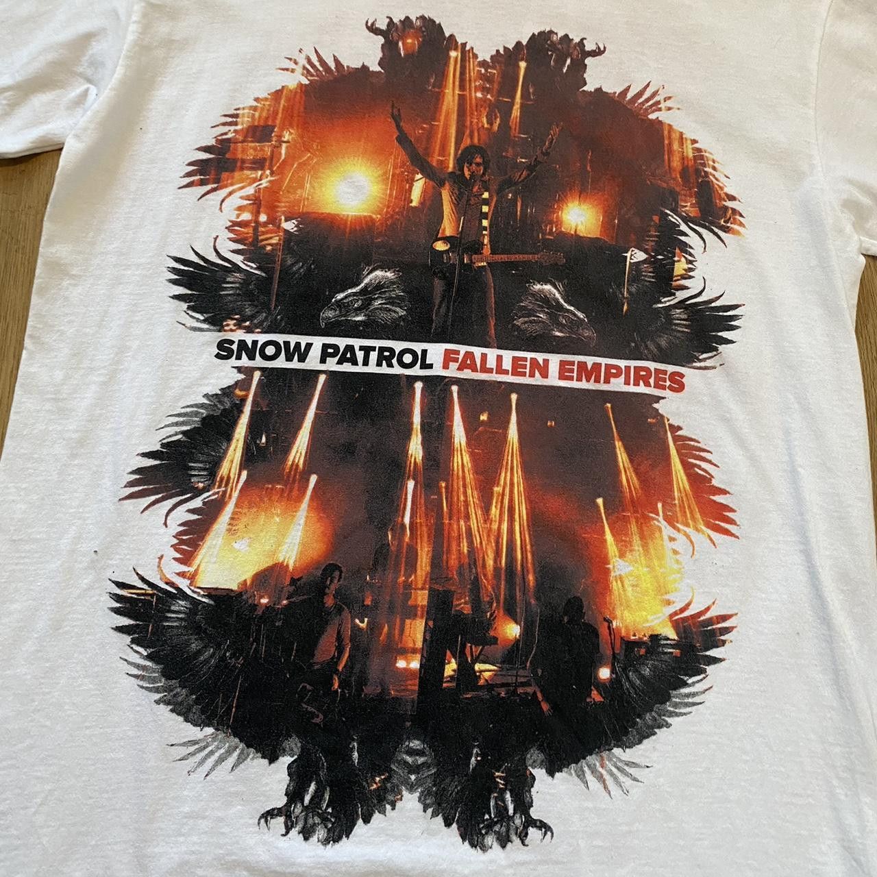 Gildan White Snow Patrol Fallen Empires band tee with multi Size US M / EU 48-50 / 2 - 3 Thumbnail