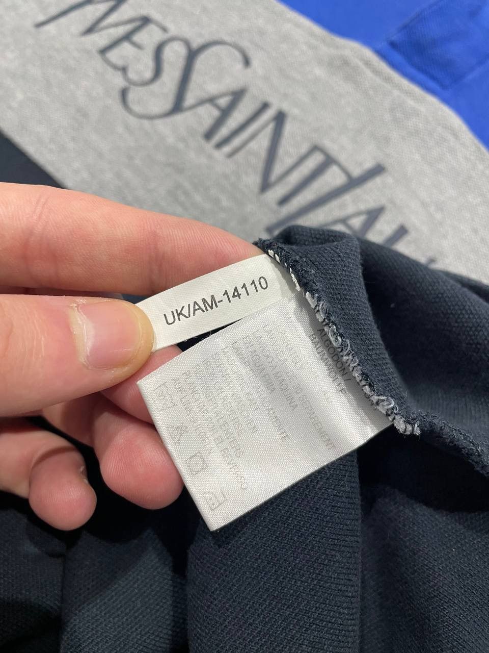 Yves Saint Laurent Vintage Yves Saint Laurent Polo Shirt Big Logo YSL Size US XL / EU 56 / 4 - 8 Thumbnail