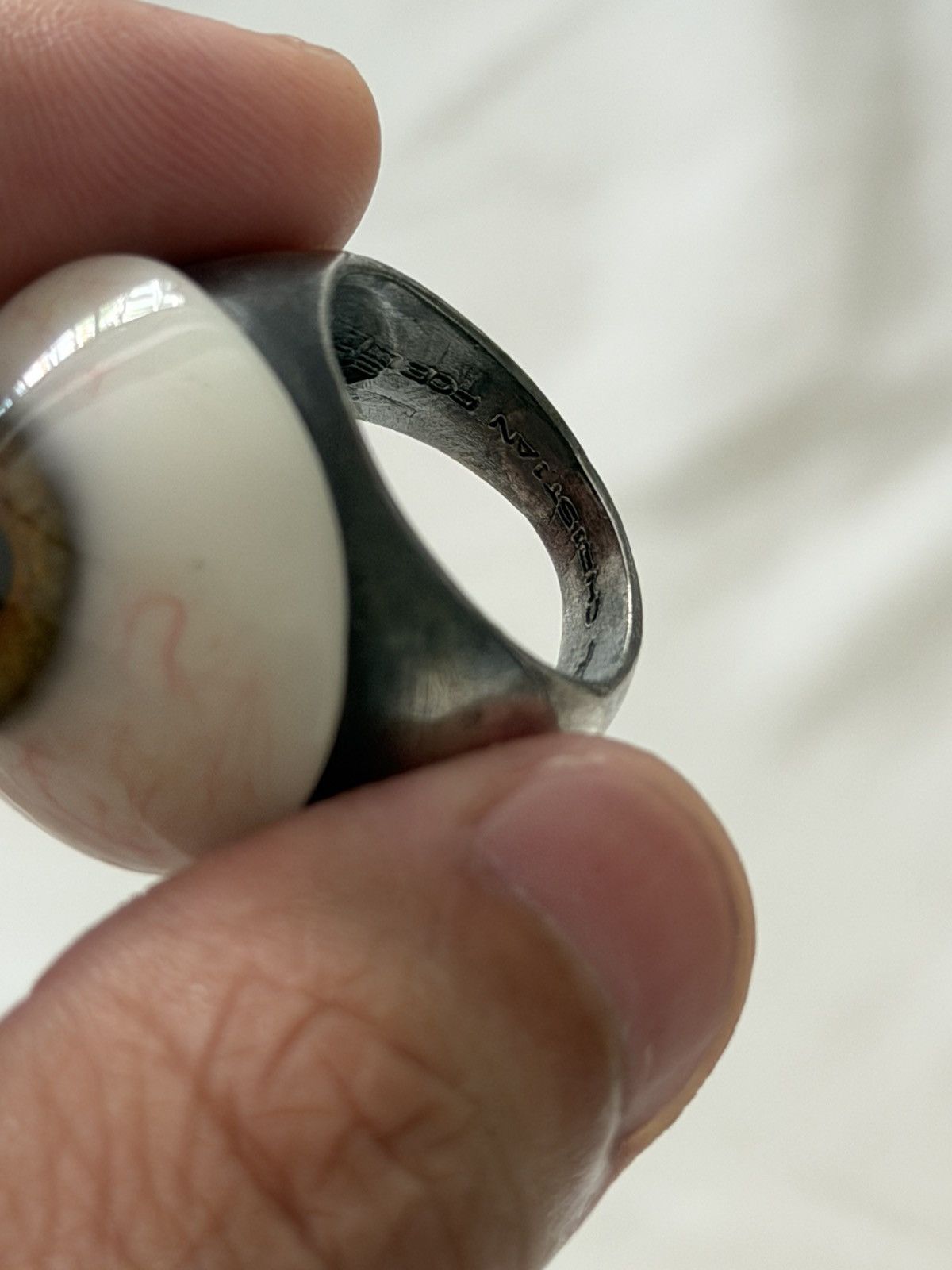 Carol Christian Poell Carol Christian Poell Prosthetic Eye Ring MM/2144 Size 42 - 5 Thumbnail