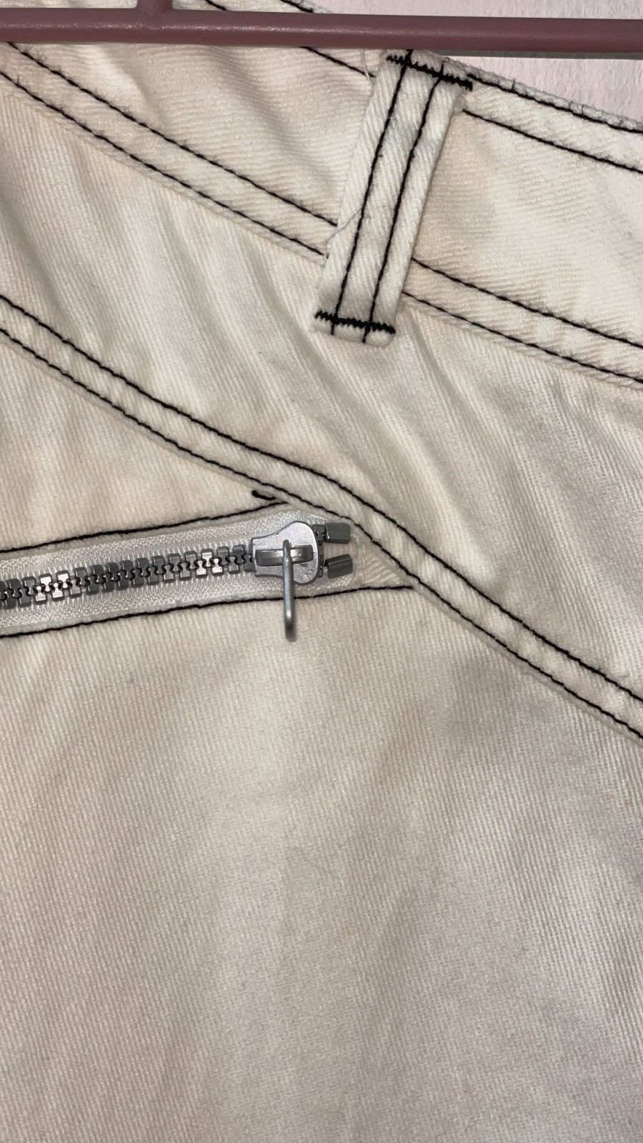 Japanese Brand Baggy jeans raton laveur street wide denim y2k Size US 33 - 4 Thumbnail