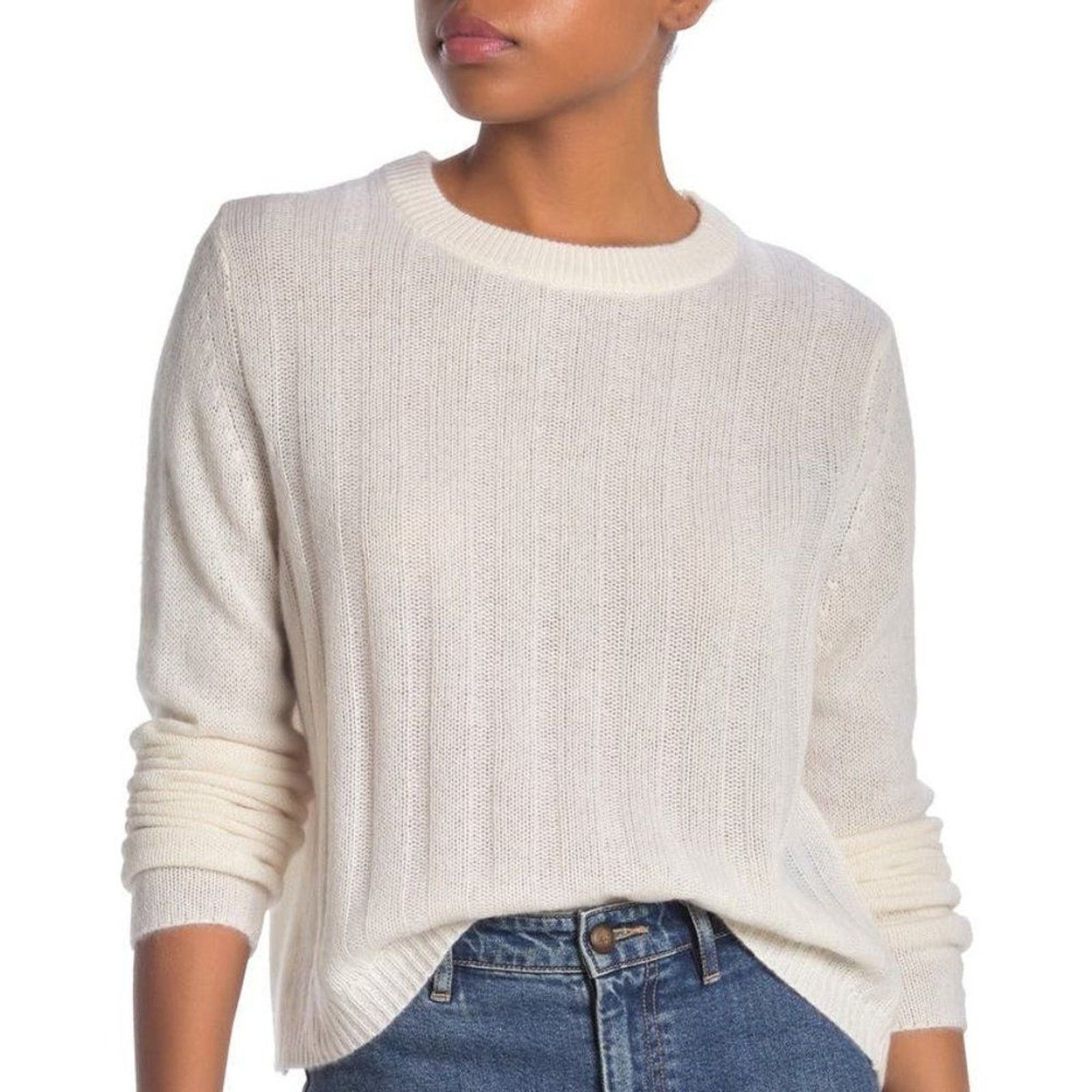 360Cashmere Cashmere Ribbed Crop Sweater from 360 Cashmere Size S / US 4 / IT 40 - 1 Thumbnail