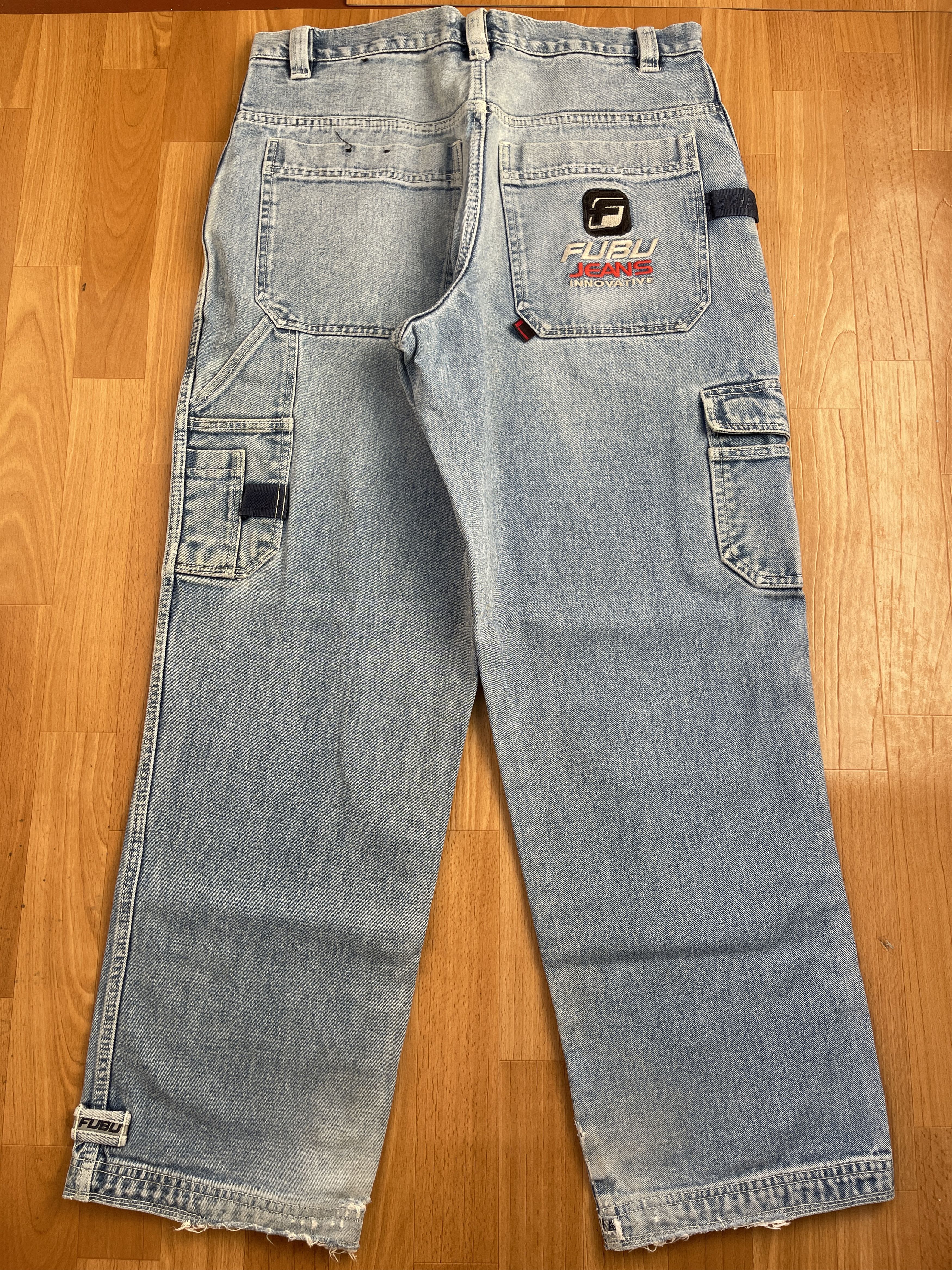 Fubu FUBU jeans, vintage baggy jeans, 90s hip hop skater Y2K 36 Size US 36 / EU 52 - 1 Thumbnail
