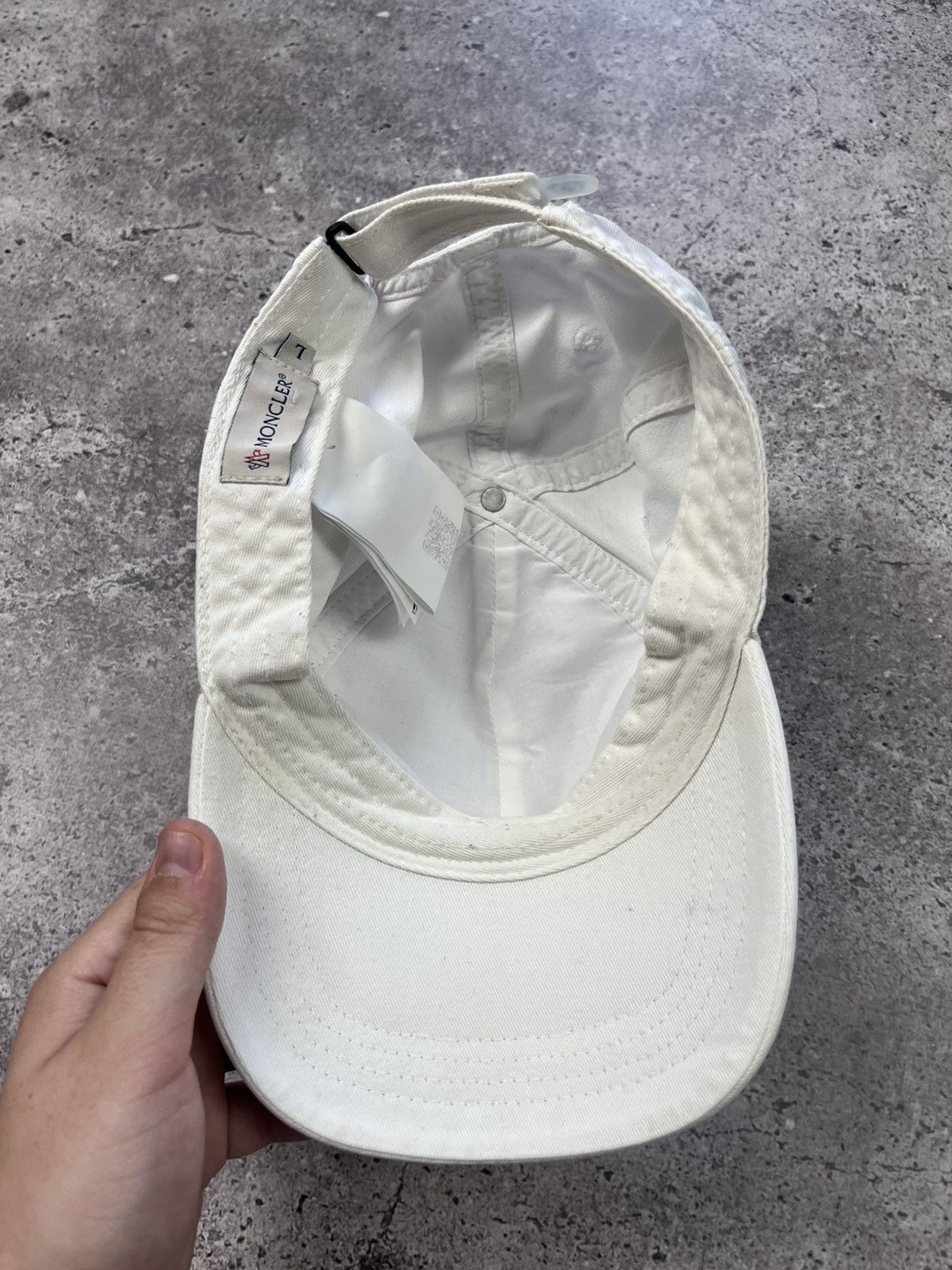 Moncler Moncler Beretto Cap White One Size Size ONE SIZE - 7 Thumbnail