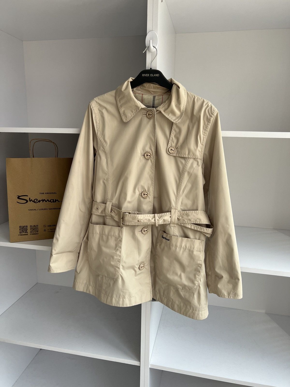 Barbour × Vintage Vintage Barbour Nova Check 2-sided women’s jacket Size L / US 10 / IT 46 - 3 Thumbnail