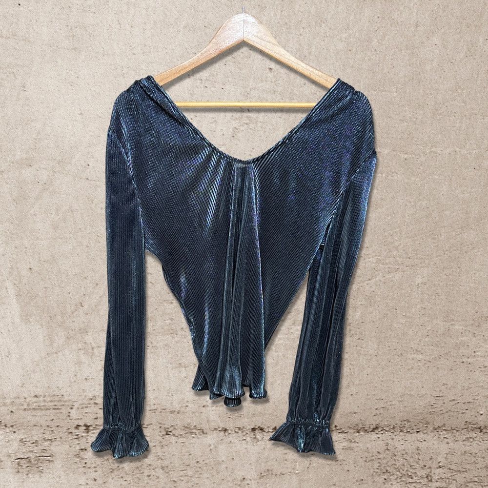 Other Another Love Metallic Blouse NWT Size M / US 6-8 / IT 42-44 - 1 Thumbnail