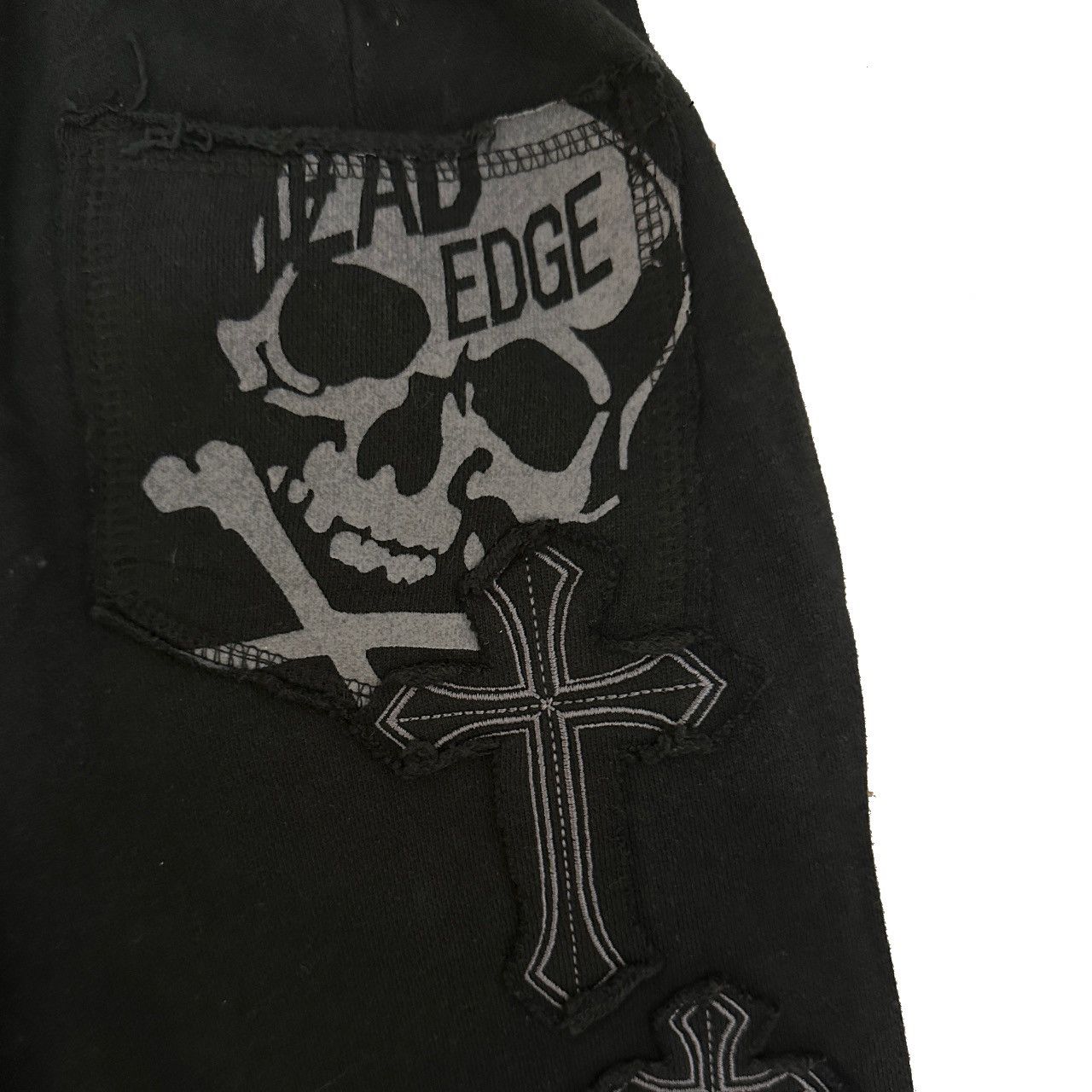 Japanese Brand Ghost Of Harlem BNWT Distressed Skull Seditionaries Pants Size US 26 / EU 42 - 5 Thumbnail