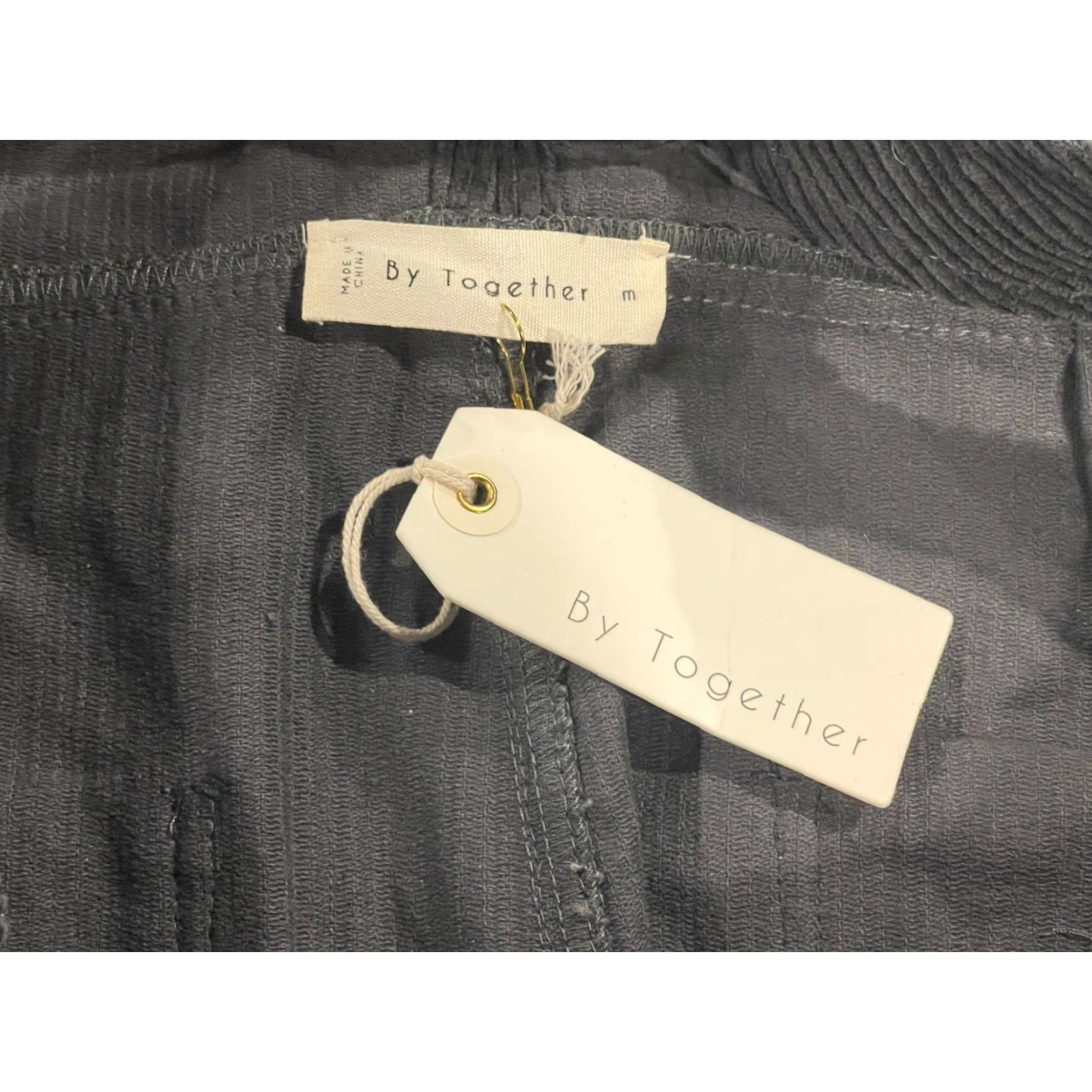 VINTAGE By Together Women's Corduroy Overalls Sleeveless Medium