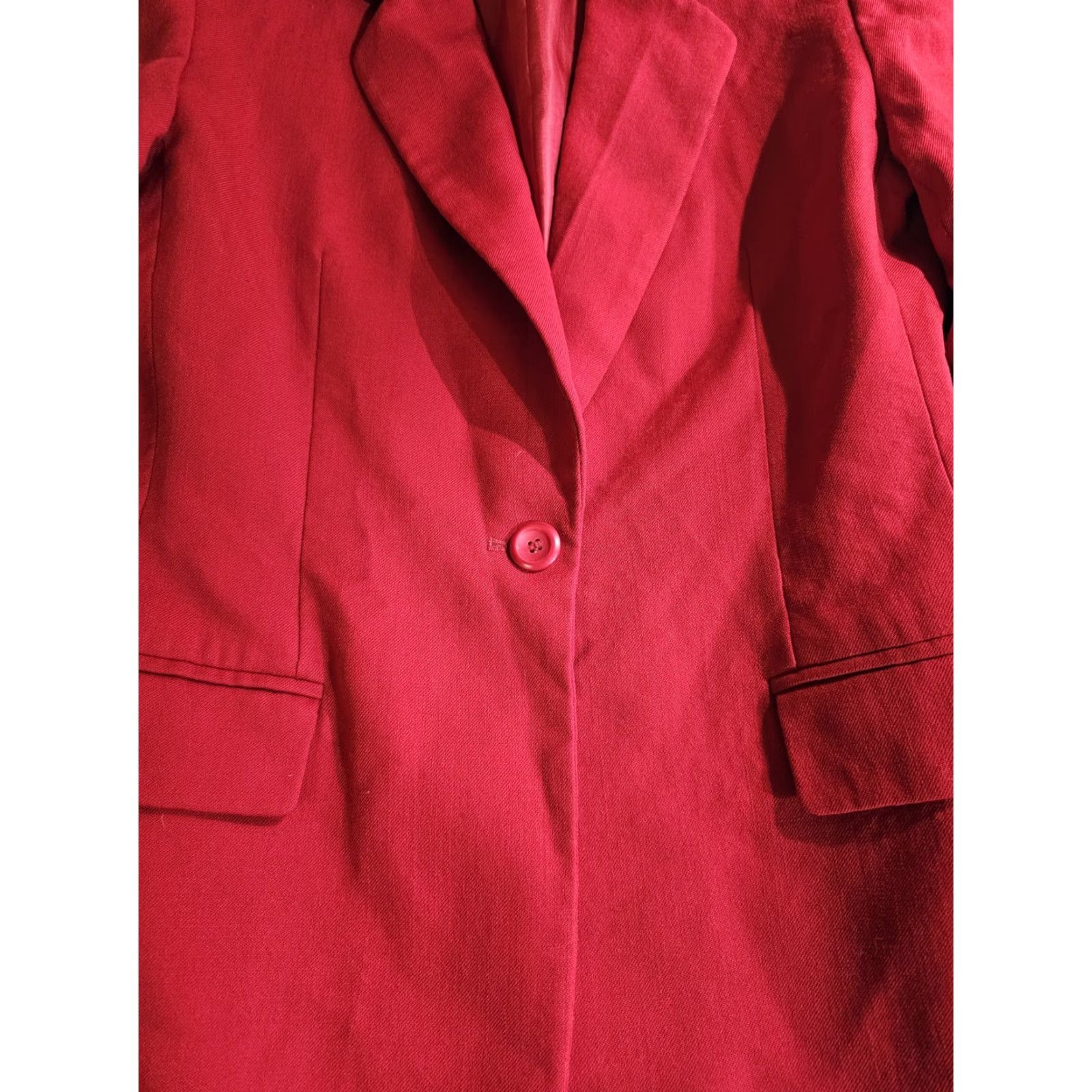 Pendleton VINTAGE Pendleton Blazer Women's Petite Size 4 Red 100% Wool Single-Breasted 90s USA Size S / US 4 / IT 40 - 5 Thumbnail