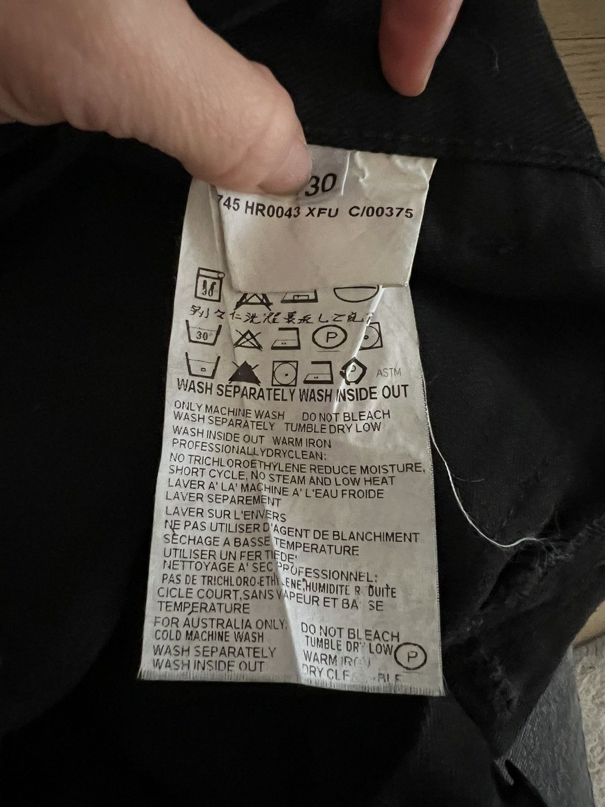 Helmut Lang RARE ARCHIVE VINTAGE Helmut Lang “Pocket” Jeans Size US 30 / EU 46 - 4 Thumbnail