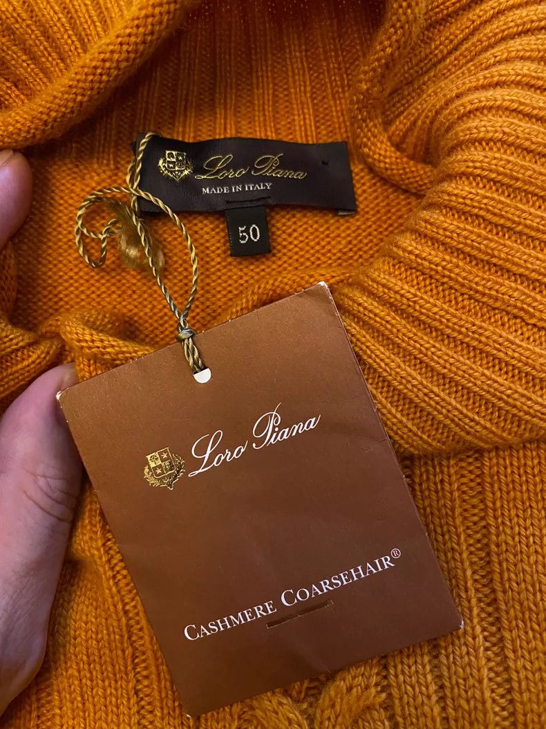 Loro Piana LORO PIANA 100% cashmere sweater, twisted, thick Size US M / EU 48-50 / 2 - 6 Thumbnail
