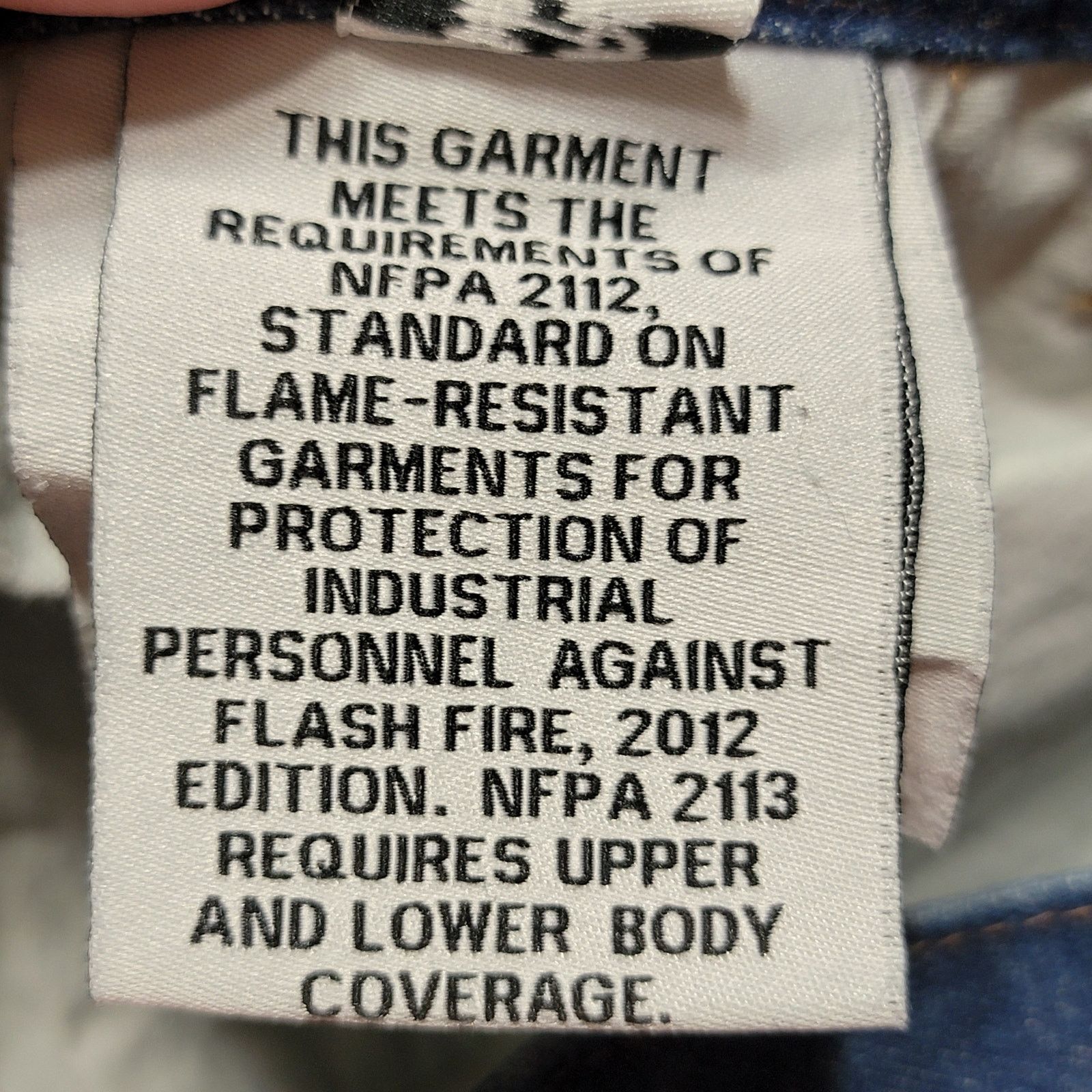 Other Rasco FR Protective Denim Straight Jeans - Size 36 X 32 Size US 36 / EU 52 - 8 Thumbnail