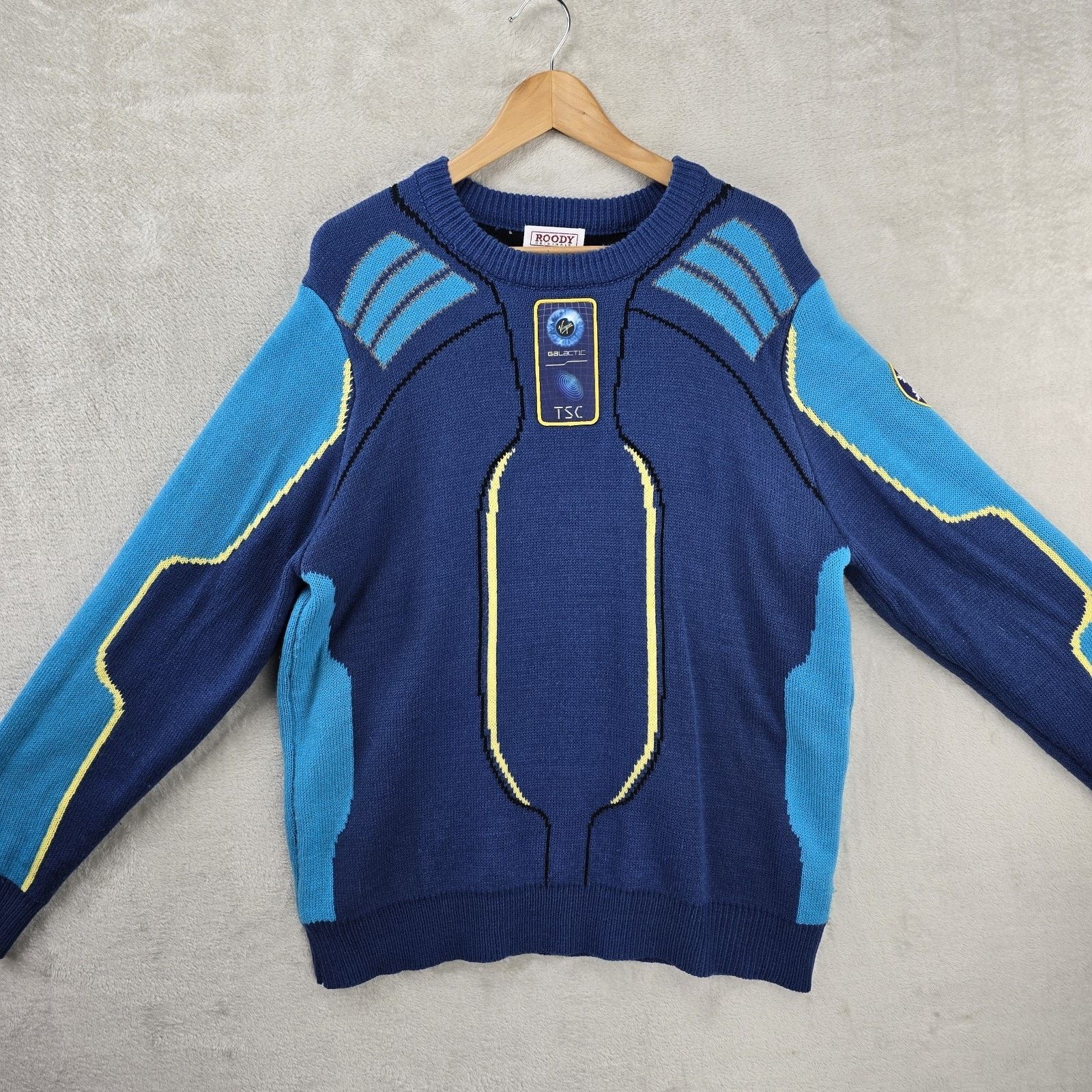 Other Roody Virgin Galactic TSC Sweater Mens XL Spaceship Company Size US XL / EU 56 / 4 - 2 Thumbnail