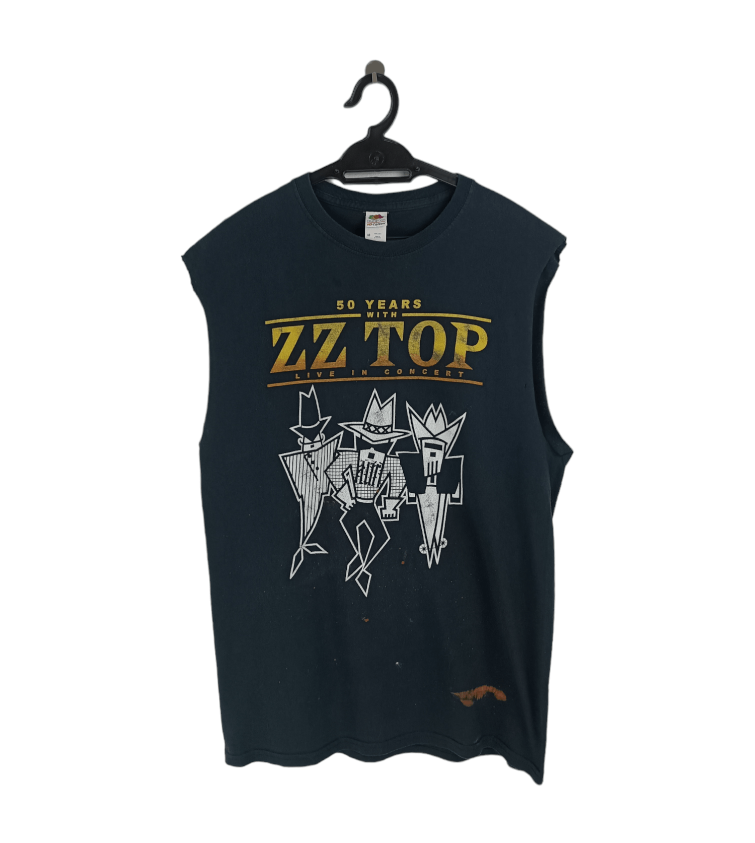 Vintage VINTAGE ZZTOP 50 YEARS ANNIVERSARY 2019 SLEEVELES TANK TOP Size US M / EU 48-50 / 2 - 2 Thumbnail