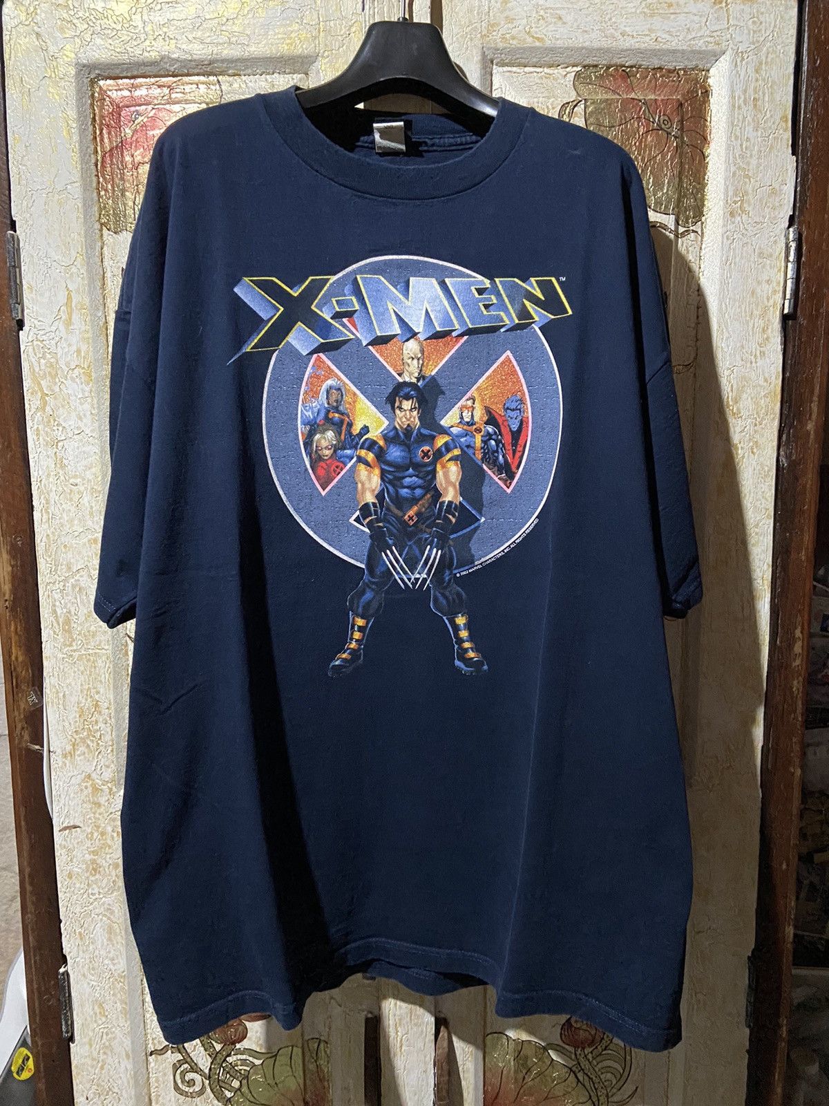 image of Vintage 2002 X-Men Marvel Comics Tee Navy Size Xxl, Men's