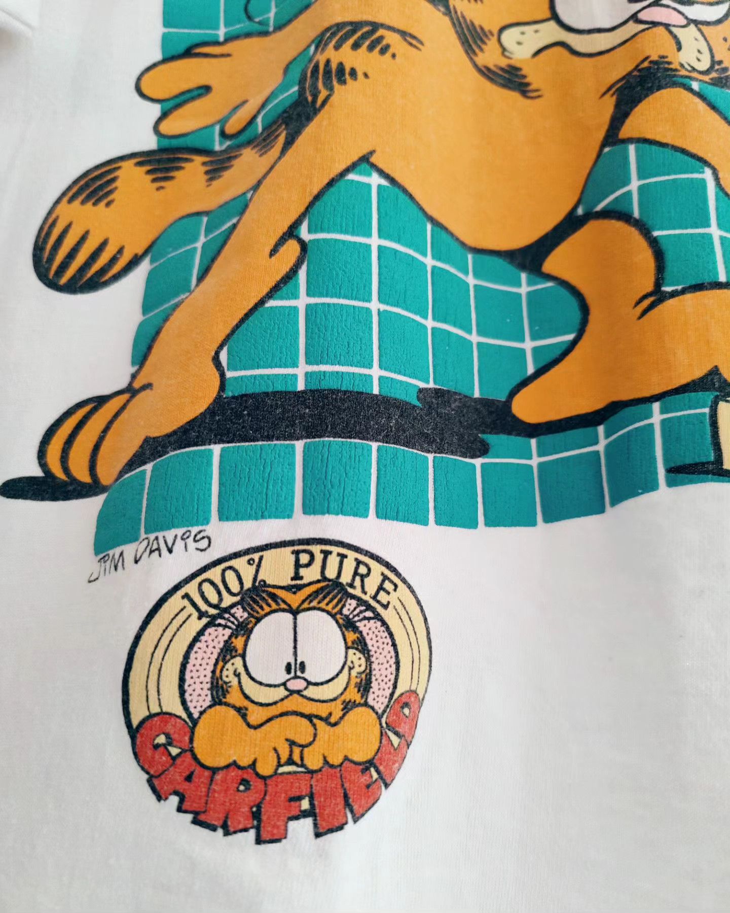 Vintage vintage 80s - GARFIELD Size M / US 6-8 / IT 42-44 - 3 Thumbnail