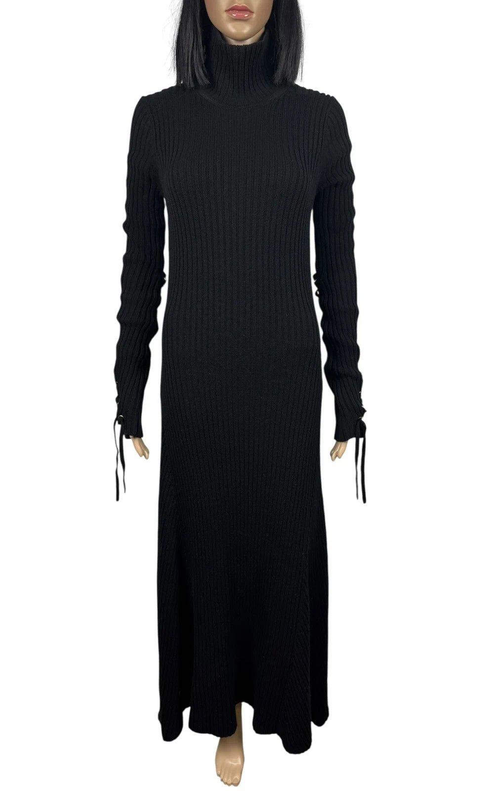 Maje Maje Maxi Dress Knit Turtleneck Wool Blend size 3 Size M / US 6-8 / IT 42-44 - 2 Thumbnail