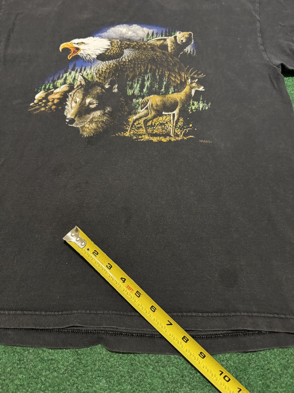 Vintage Vintage Wildside Animal Nature Bear Eagle Wolf Deer T Shirt Size US L / EU 52-54 / 3 - 8 Thumbnail