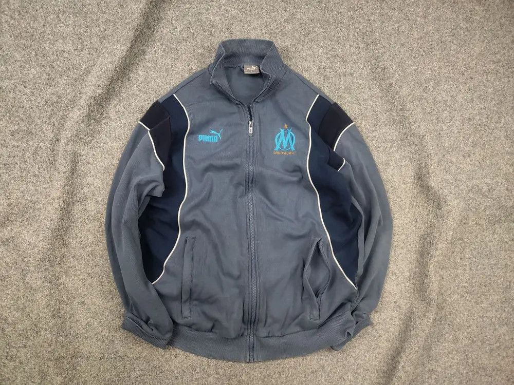 Puma Vintage Puma x Olympique Marseille Logo Zip track Jacket Size US L / EU 52-54 / 3 - 1 Thumbnail