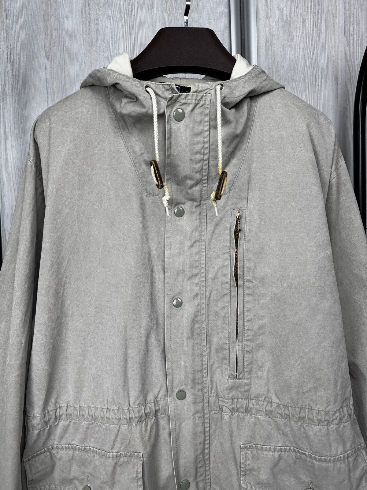 Polo Ralph Lauren Polo Ralph Lauren vintage 90s cotton blend beige gray jacket Size US M / EU 48-50 / 2 - 3 Thumbnail