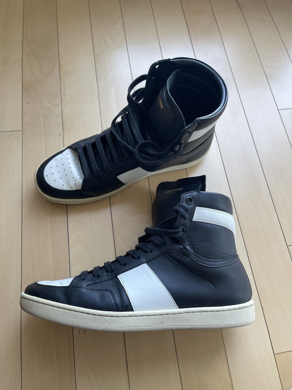 Saint Laurent Paris Classic Saint Laurent high top 10H sneaker Size US 8 / EU 41 - 7 Thumbnail