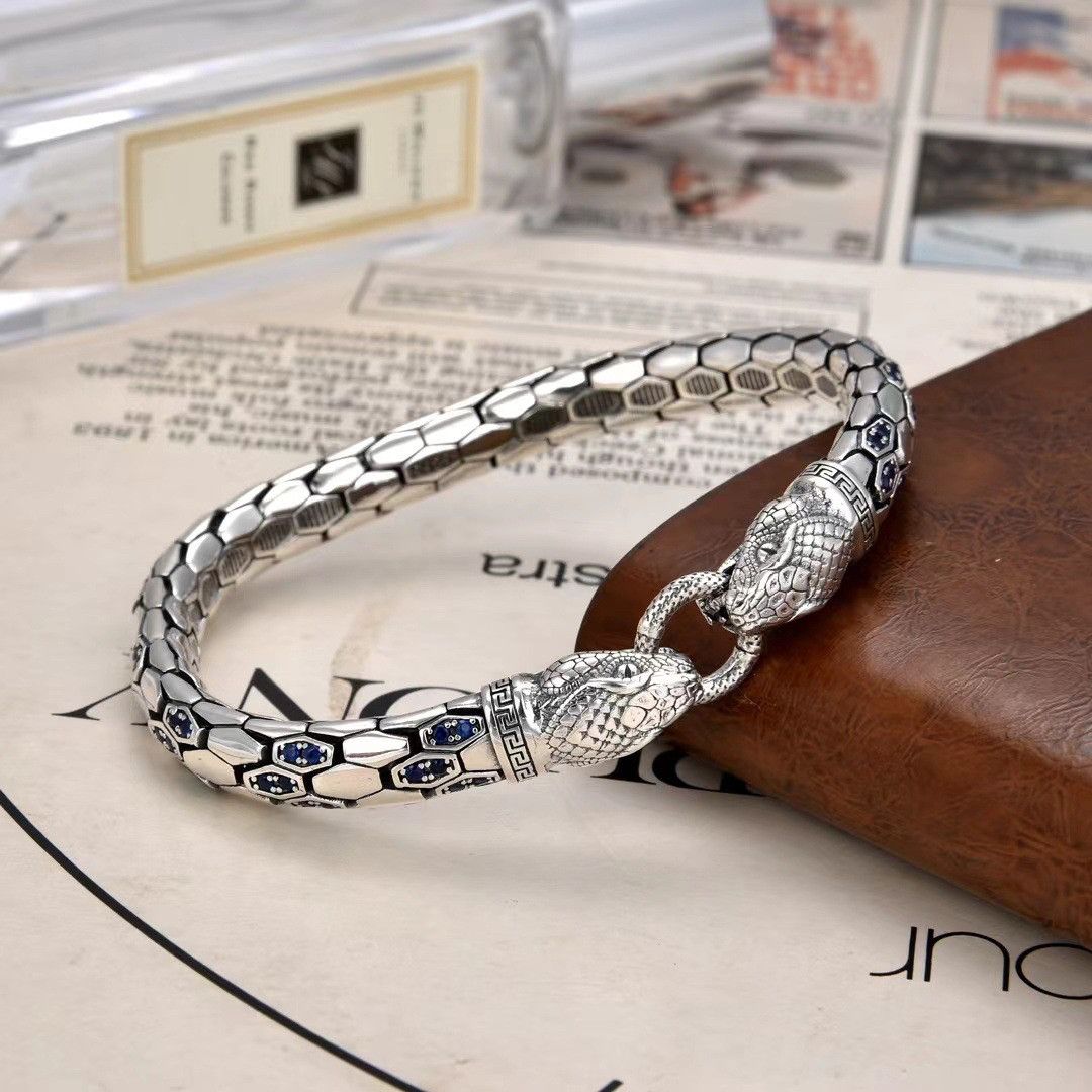 Jewelry 20cm Double Serpentine Diamond Set Bracelet Size ONE SIZE - 1 Thumbnail