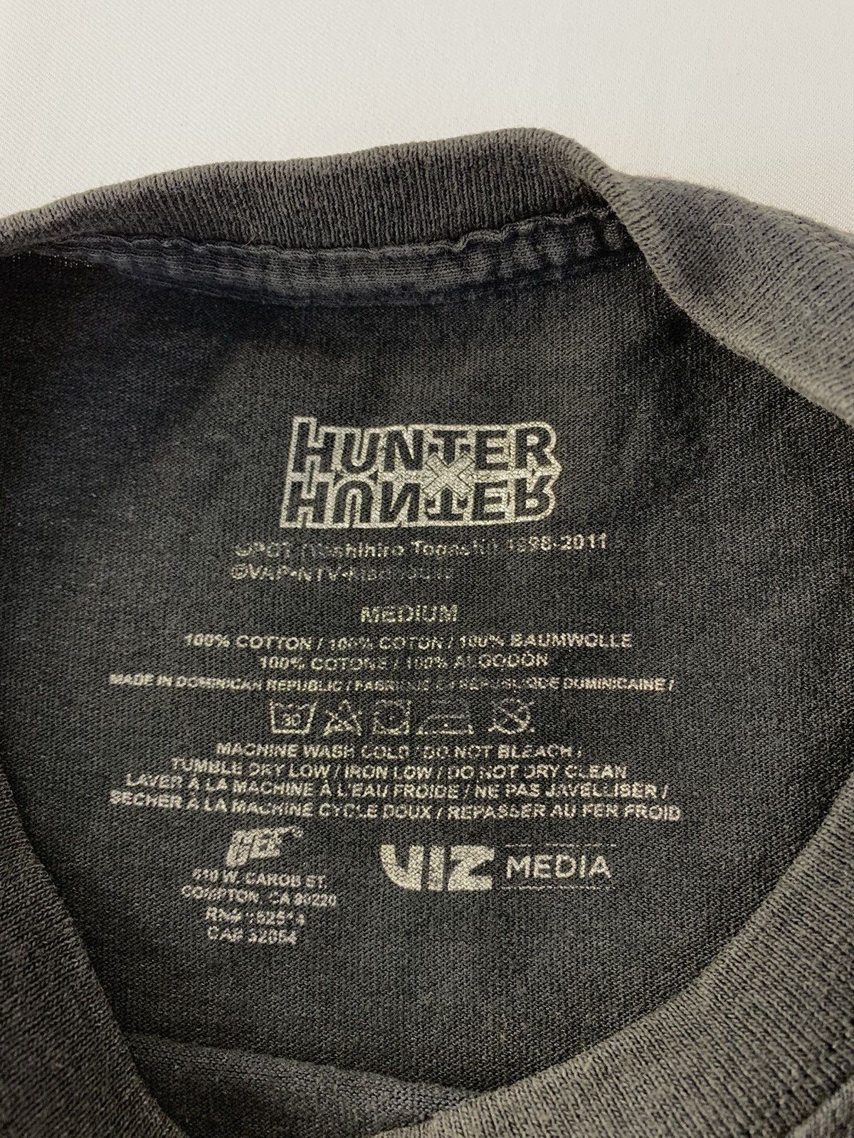 Anime Hunter X Hunter Yoshihiro Togashi Shonen Printed Tee Size US S / EU 44-46 / 1 - 6 Thumbnail