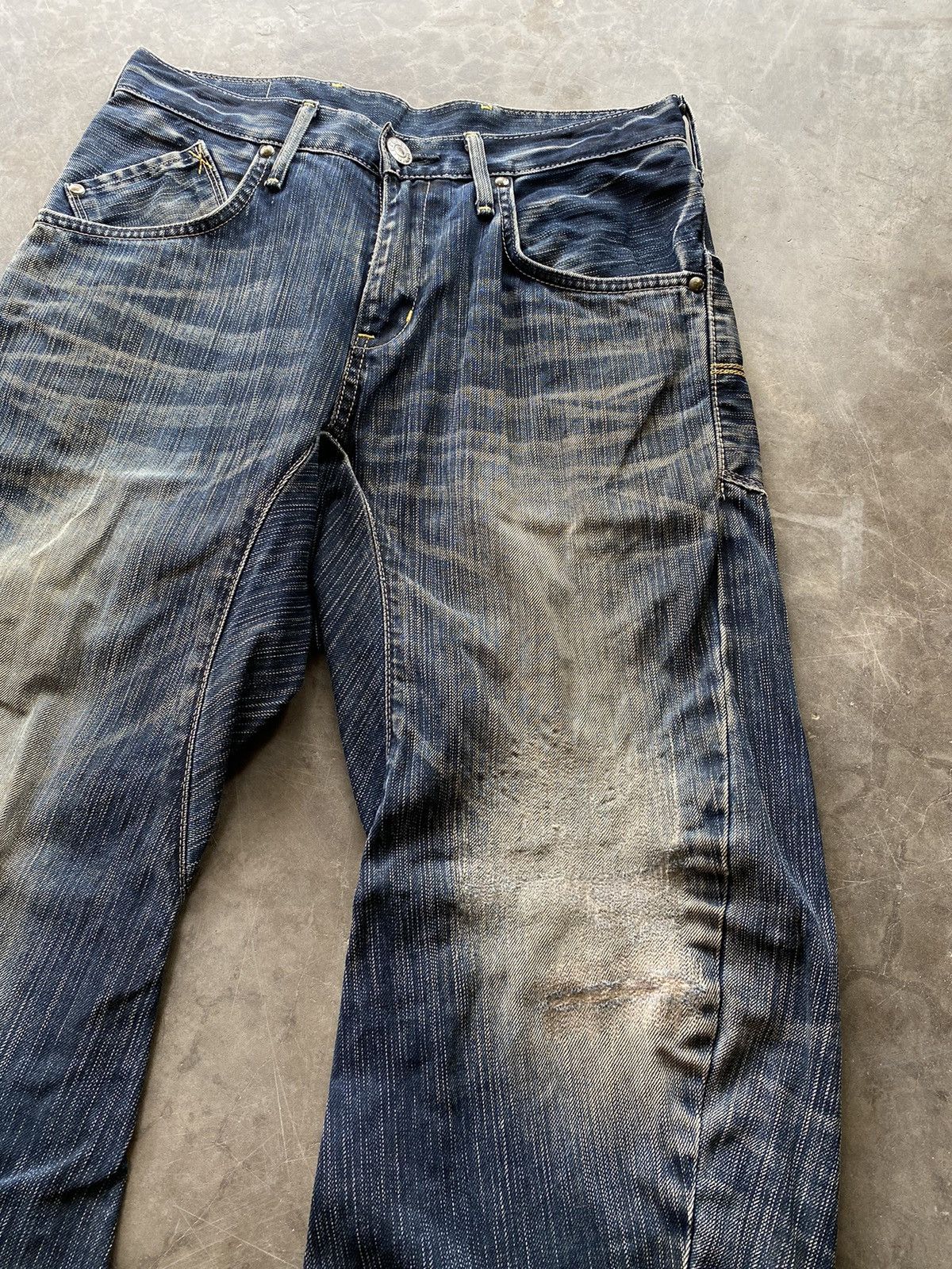Edwin × Hysteric Glamour × Tornado Mart Baggy Jeans Japanese Edwin XV-Function Distressed Size US 30 / EU 46 - 4 Thumbnail