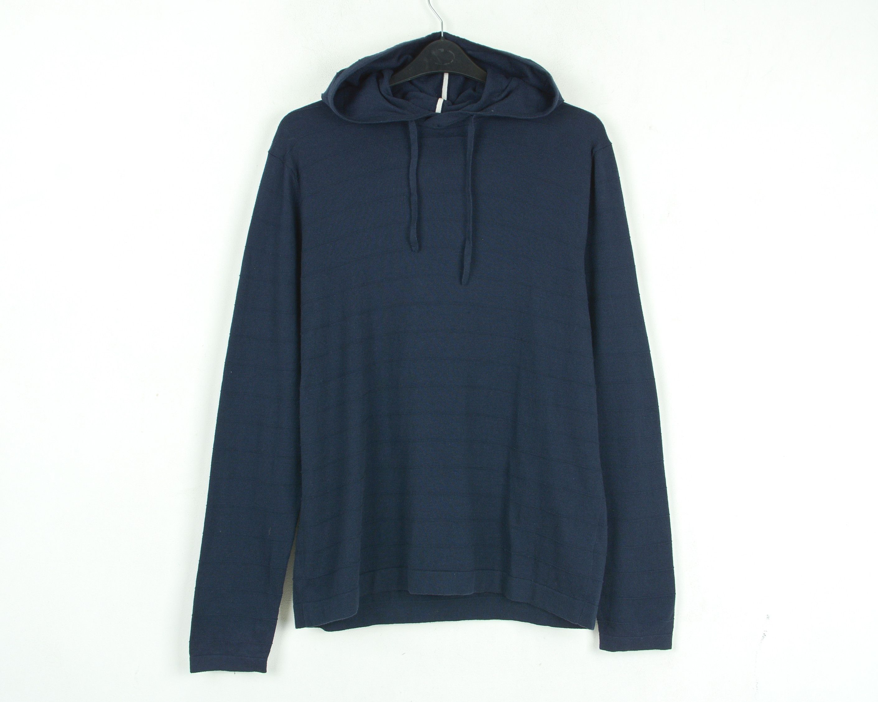 Banana Republic Hooded Jumper L Pullover Sweater Striped Cotton Knit hoodie Size US L / EU 52-54 / 3 - 1 Thumbnail