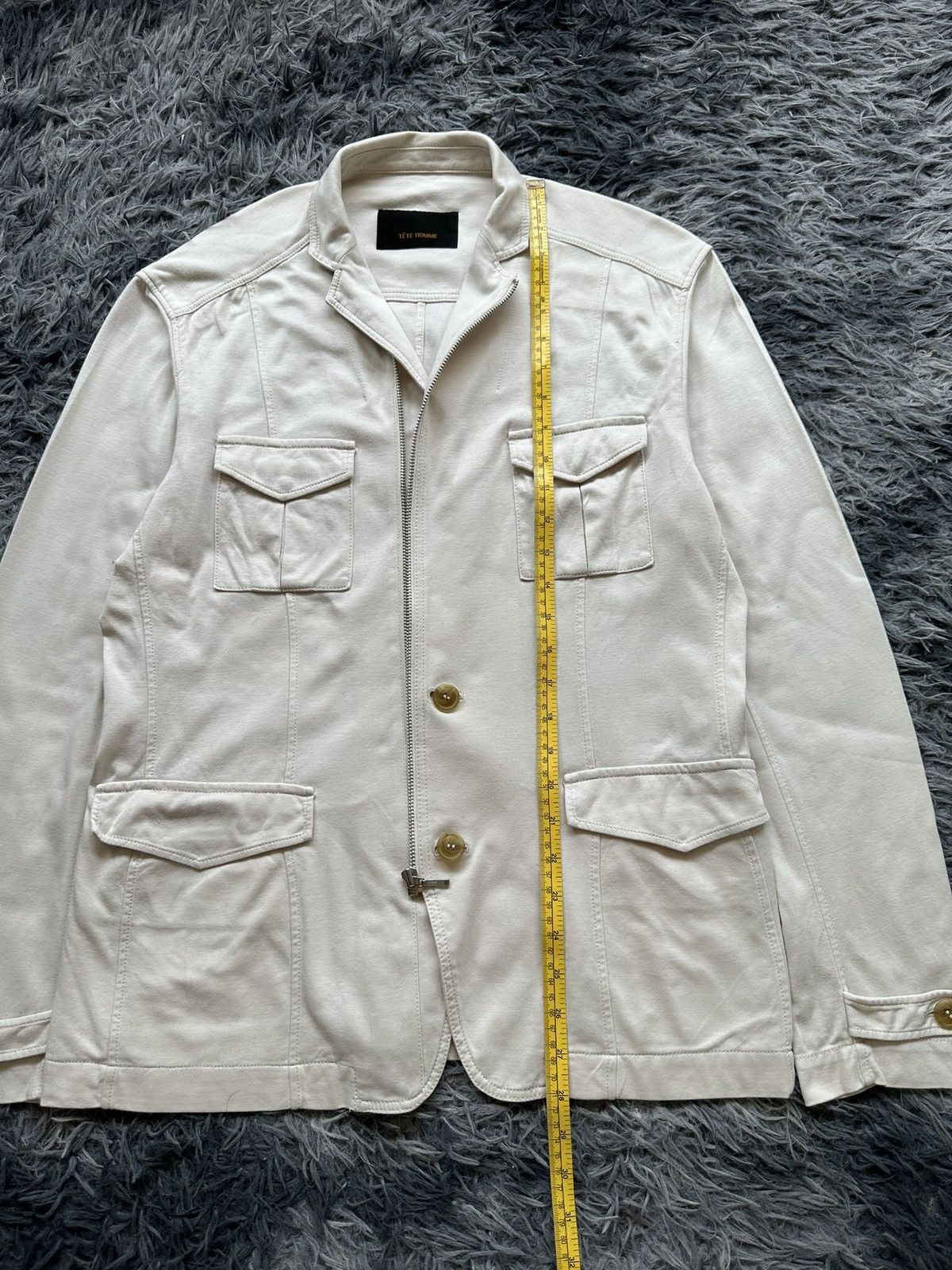 Kiminori Morishita 00's Tete Homme zip up cotton jacket Size US M / EU 48-50 / 2 - 7 Thumbnail
