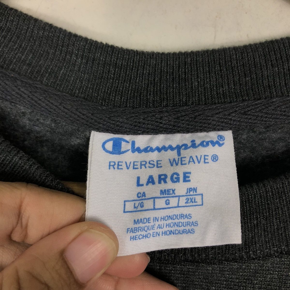 Champion Vintage Reverse Wave Champion Sweatshirt Barr None Big Logo Size US L / EU 52-54 / 3 - 14 Thumbnail