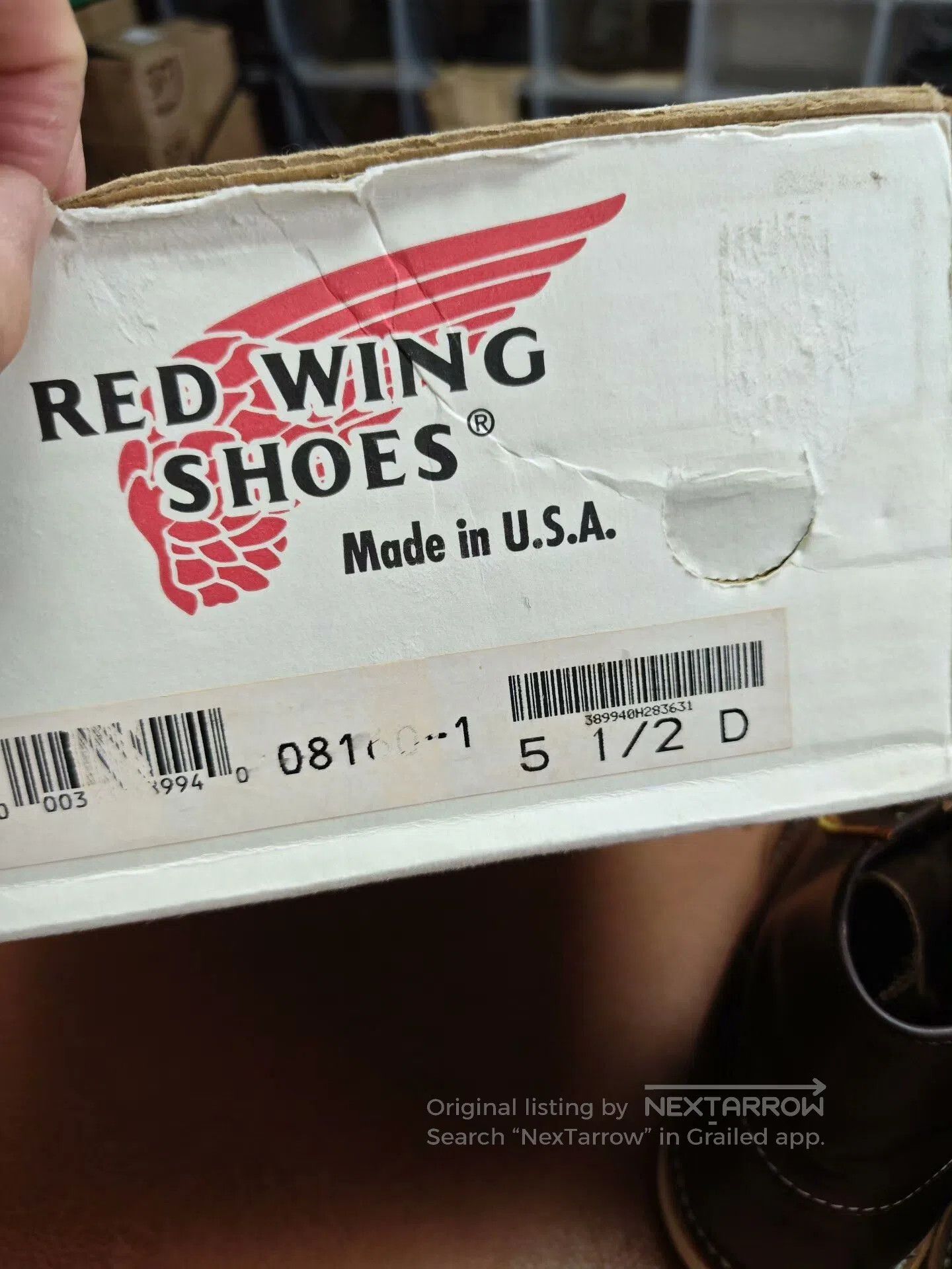 Other Red Wing 8160 Embroidered Badge. Size US 5.5 / EU 38 - 8 Thumbnail