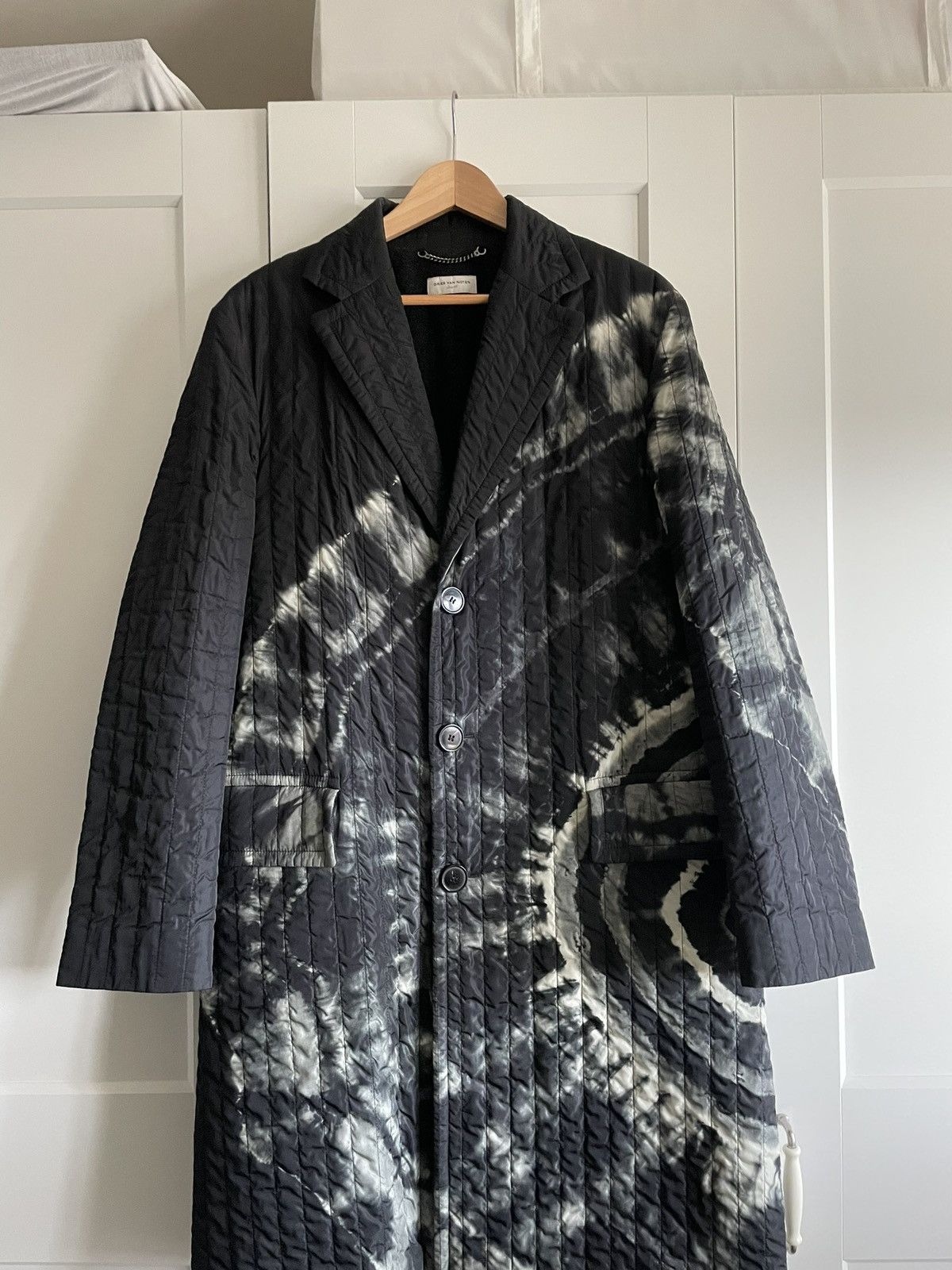 image of Dries Van Noten Coat In Size 46 in Black, Men's