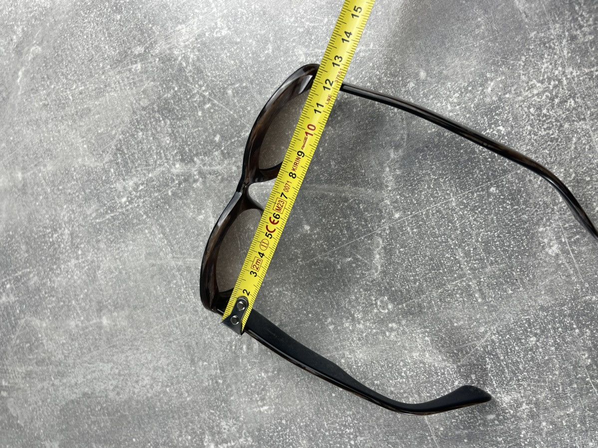 Escada Escada 00s Oval Acetate Sunglasses Brown Tortoise Hand Made Size ONE SIZE - 9 Thumbnail
