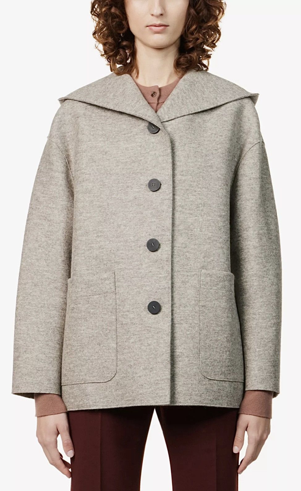 Harris Wharf London HARRIS WHARF LONDON VIRGIN WOOL - PATCH POCKET JACKET Size XS / US 0-2 / IT 36-38 - 1 Thumbnail