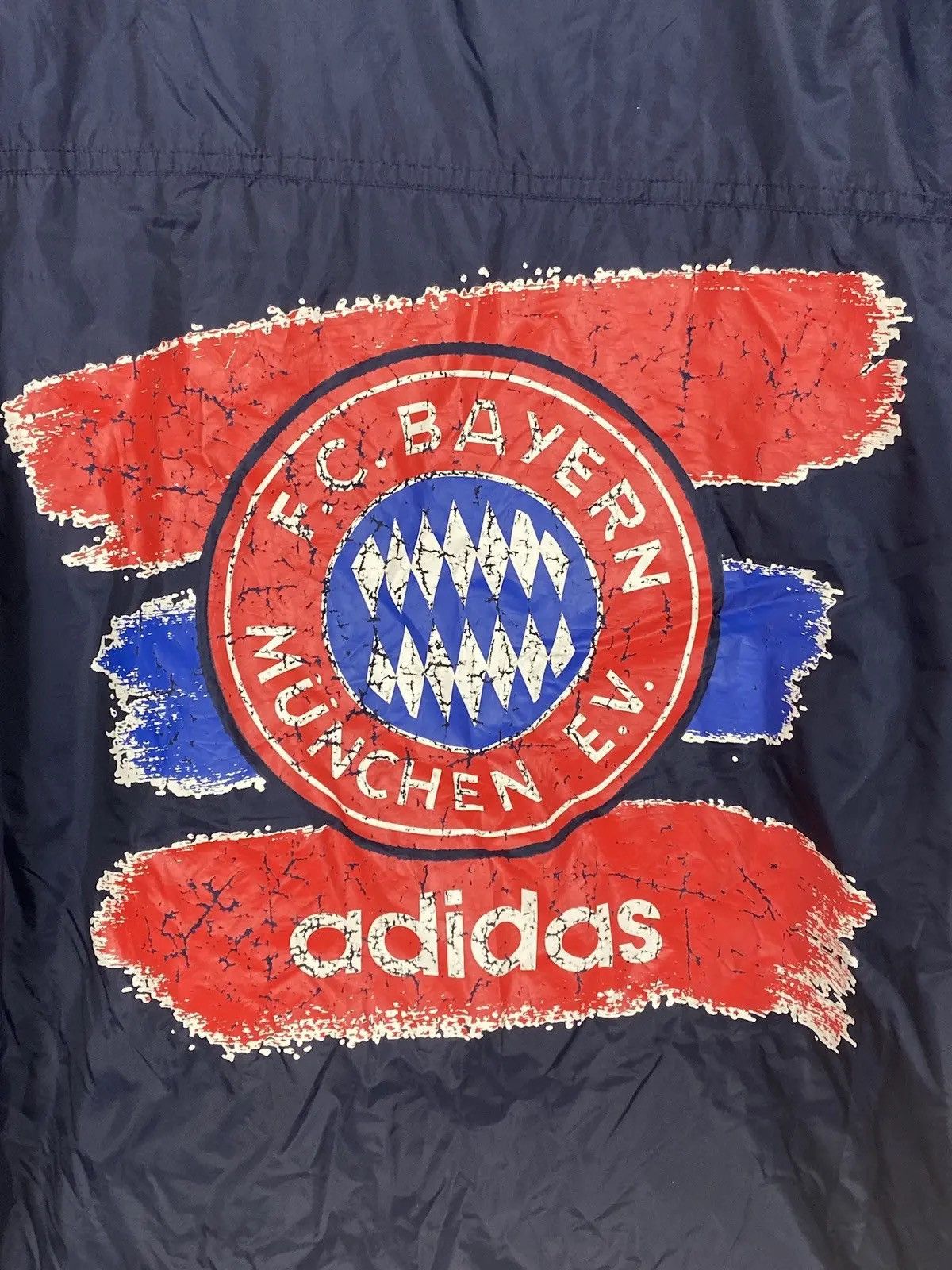 Adidas 90s Vintage Rare Adidas x F.C. Bayern Munchen Light Jacket Size US M / EU 48-50 / 2 - 7 Thumbnail