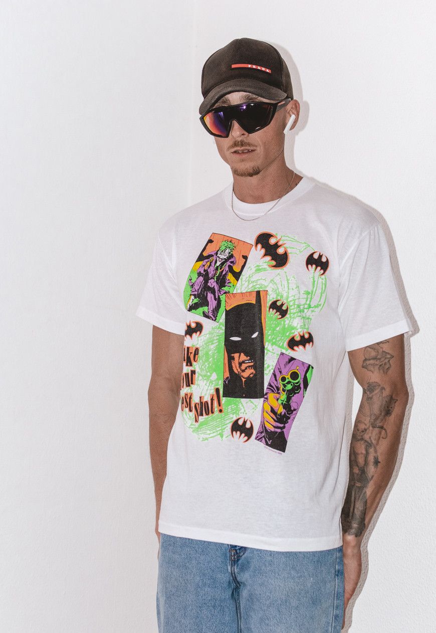 DC Comics Dc Comics Collector Vintage 80s Batman Tee - Cartoon Merch Size US M / EU 48-50 / 2 - 3 Thumbnail